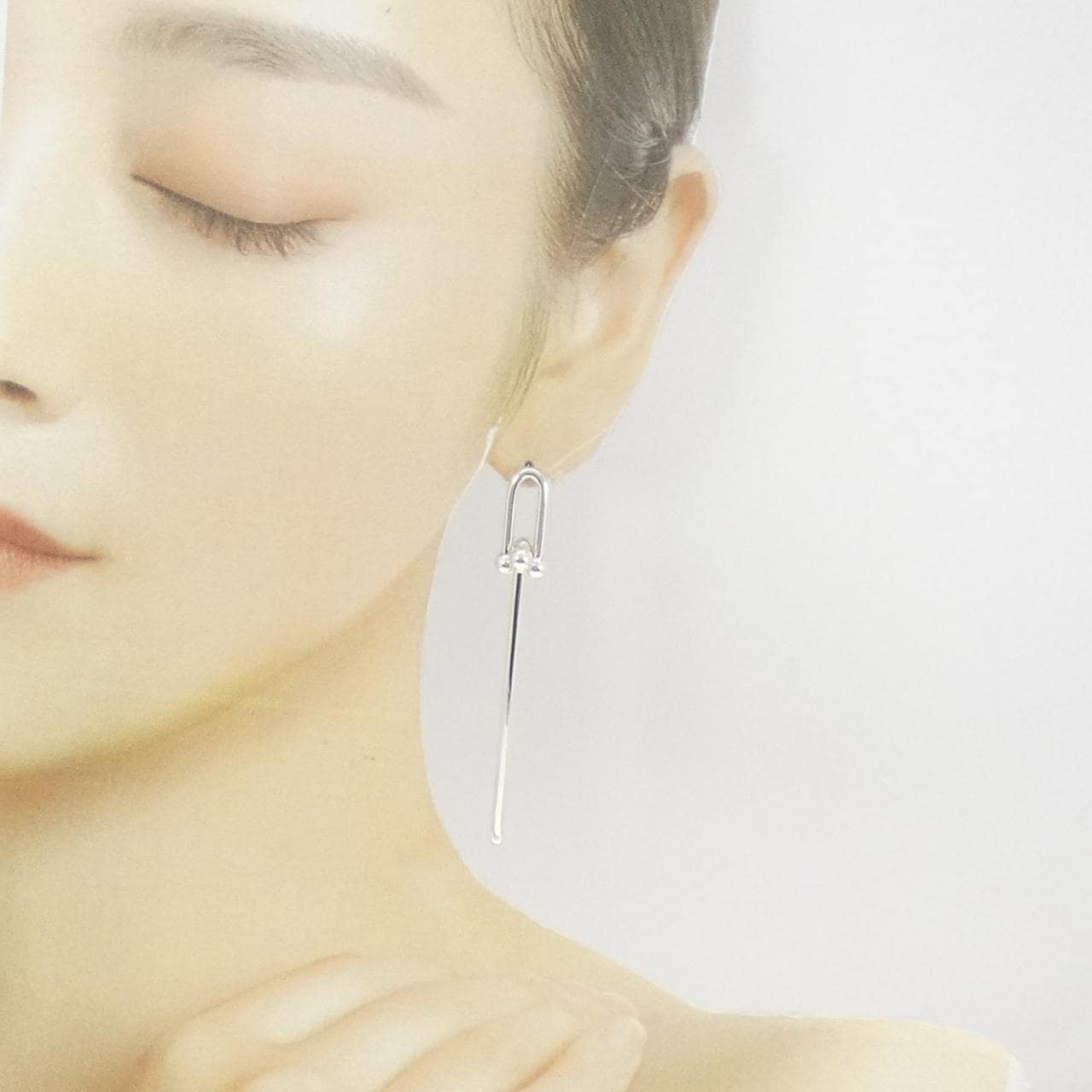 ティファニー ダブルロング リンク ピアス