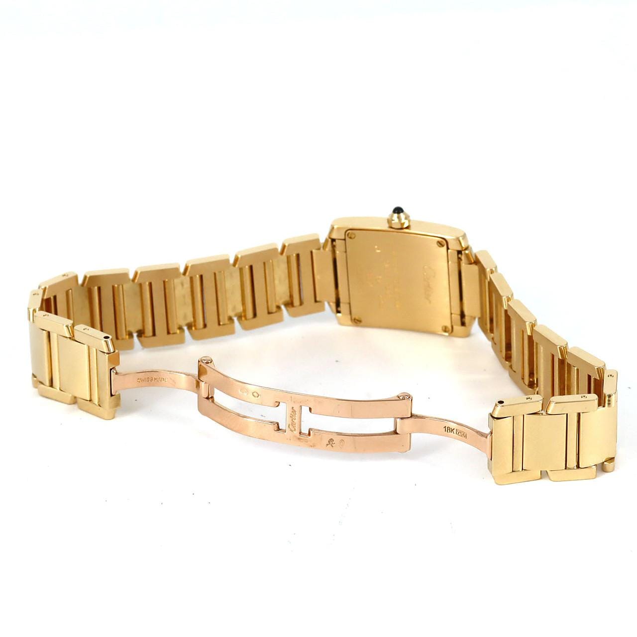 カルティエ タンクフランセーズSM YG W50002N2 YG クォーツ