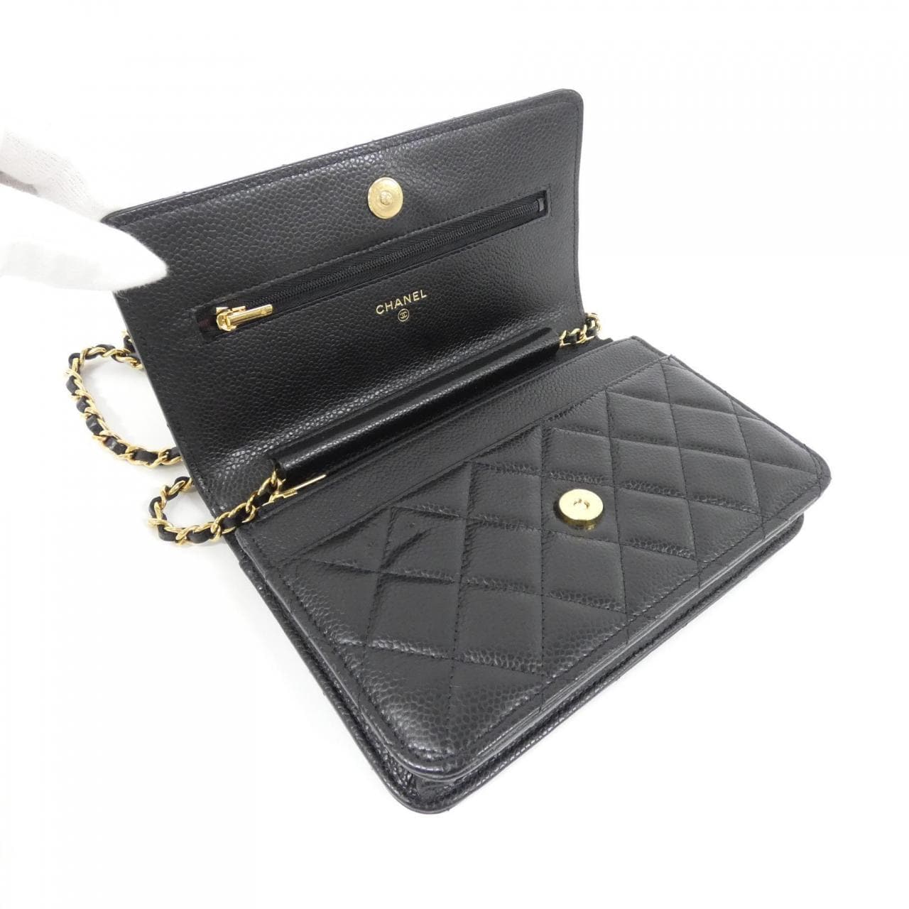 シャネル タイムレスクラシック ライン AP0250 チェーンウォレット