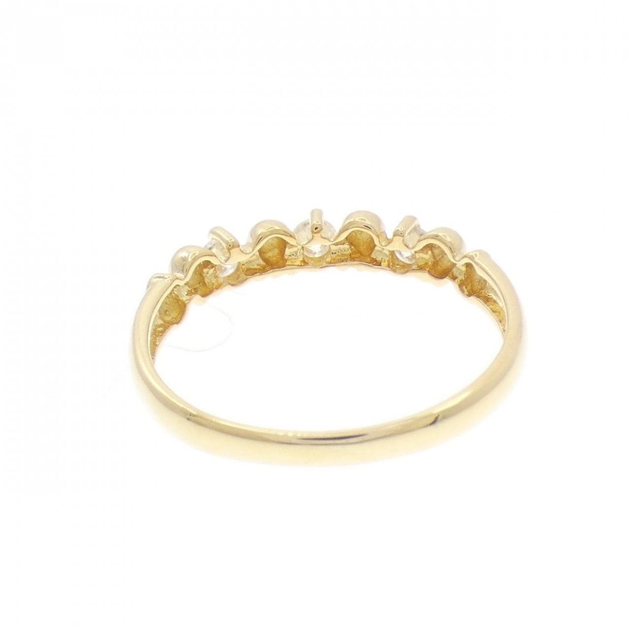 K18YG ダイヤモンド リング 0.19CT