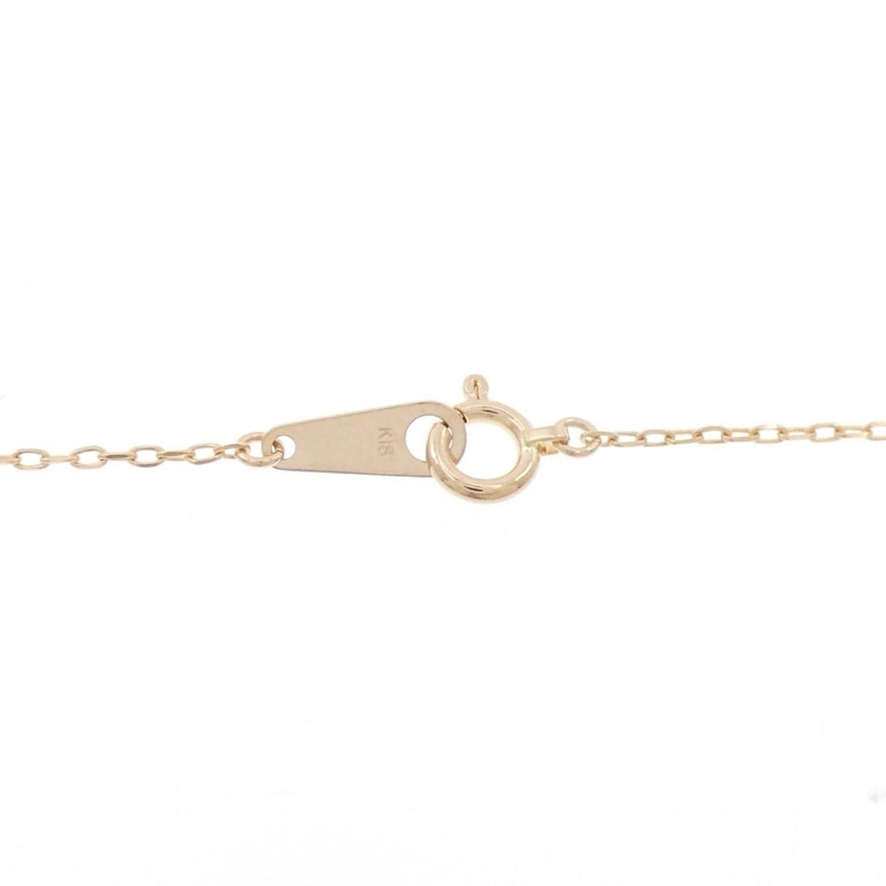 K18PG フラワー トルマリン ネックレス