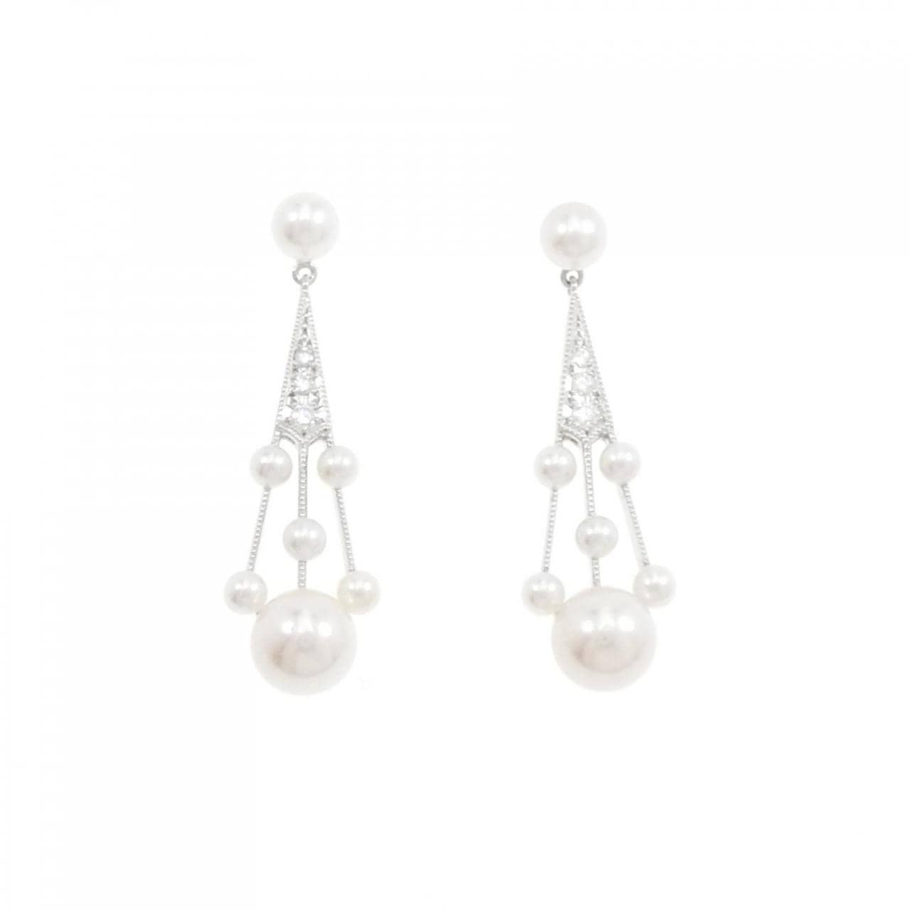 MIKIMOTO akoya pearl earrings