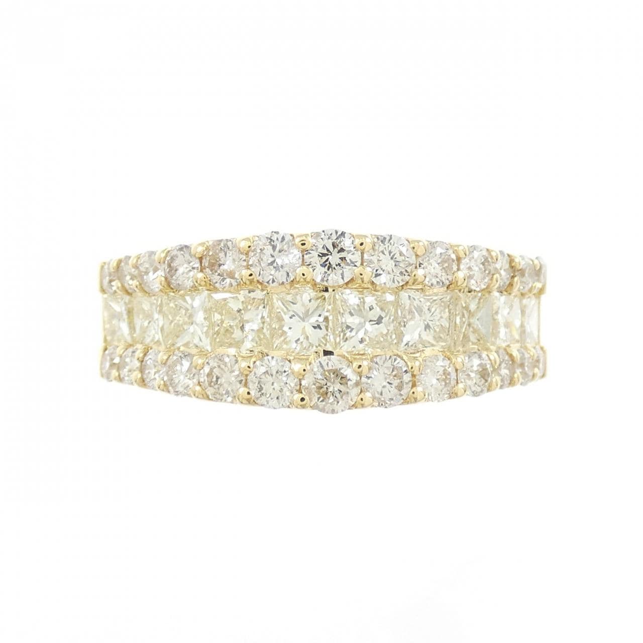 K18YG ダイヤモンド リング 2.00CT