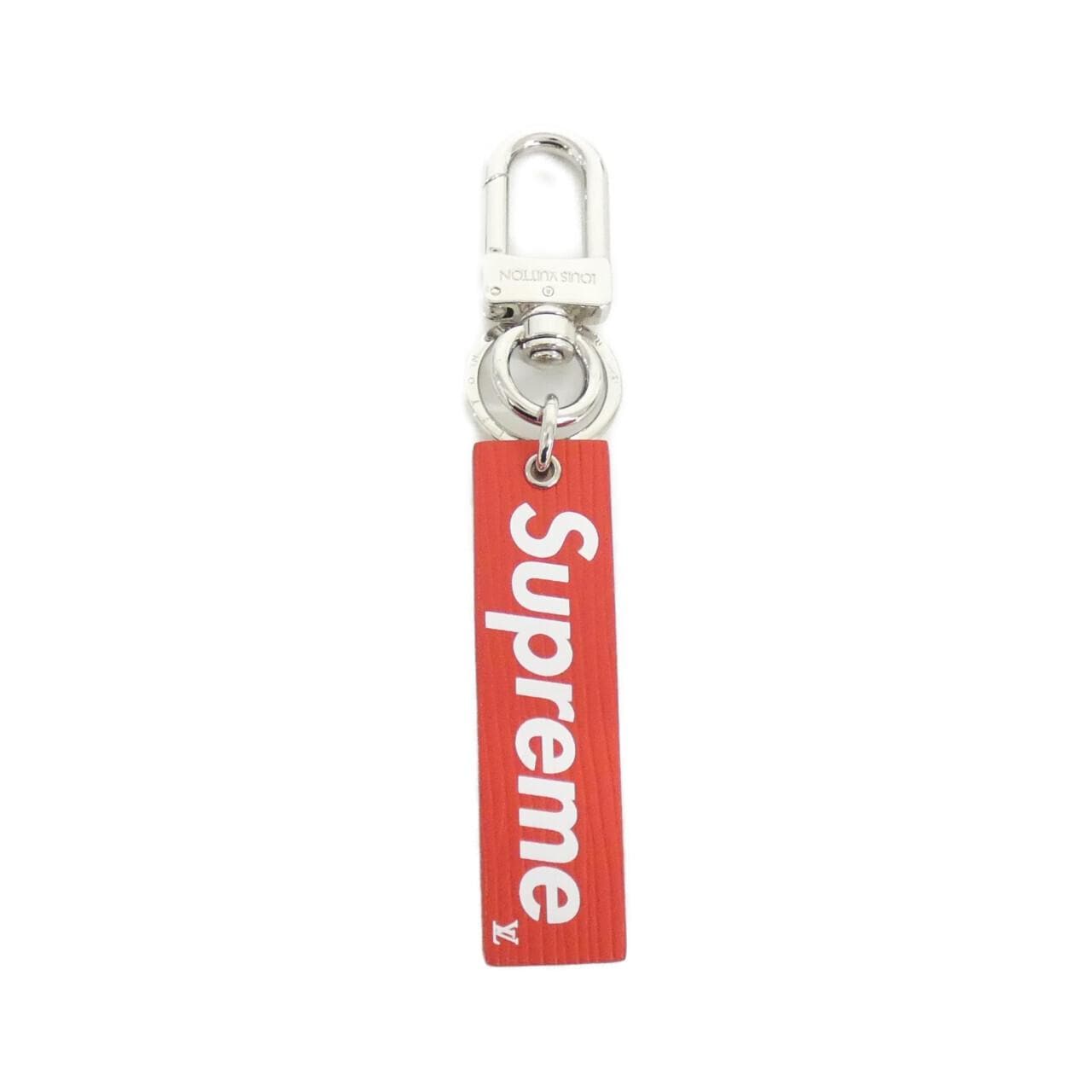 ルイヴィトン エピ(SUPREME) ダウンタウン タブ バッグチャーム アンド キーホルダー MP2074 キーリング