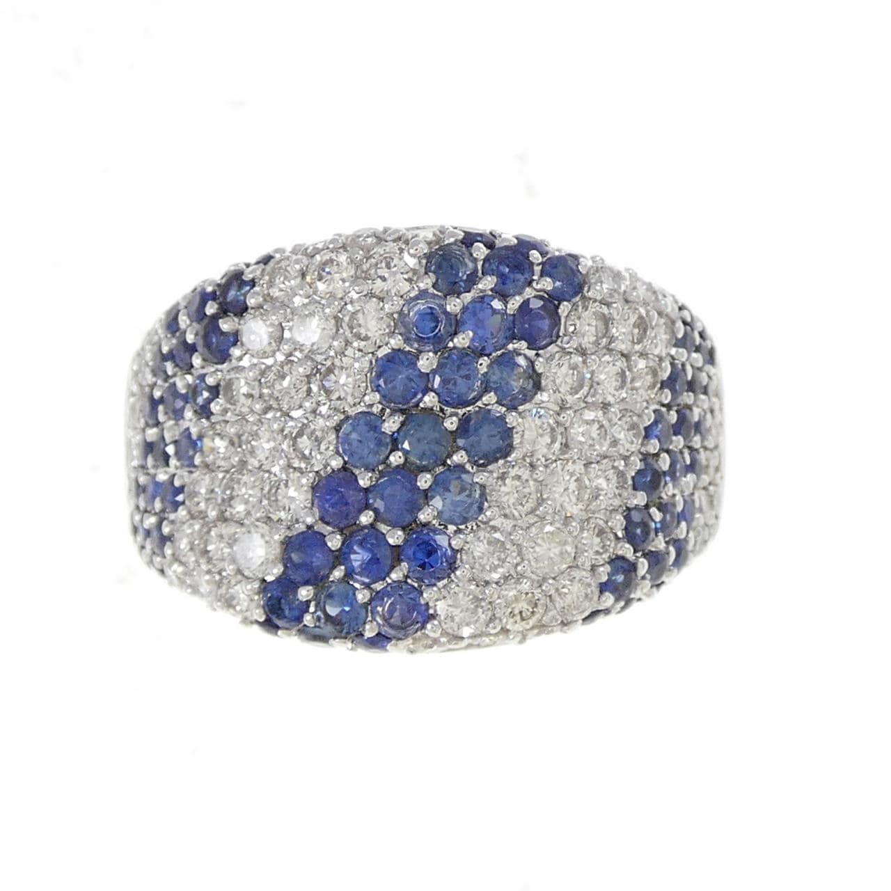 750WG サファイヤ リング 1.40CT