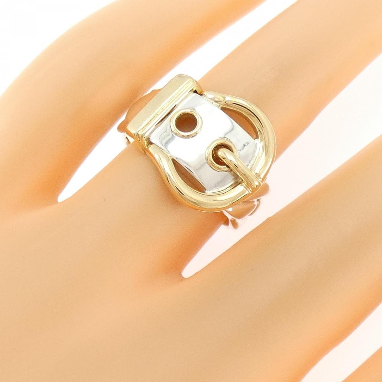 【ヴィンテージ】エルメス ブックルセリエ リング