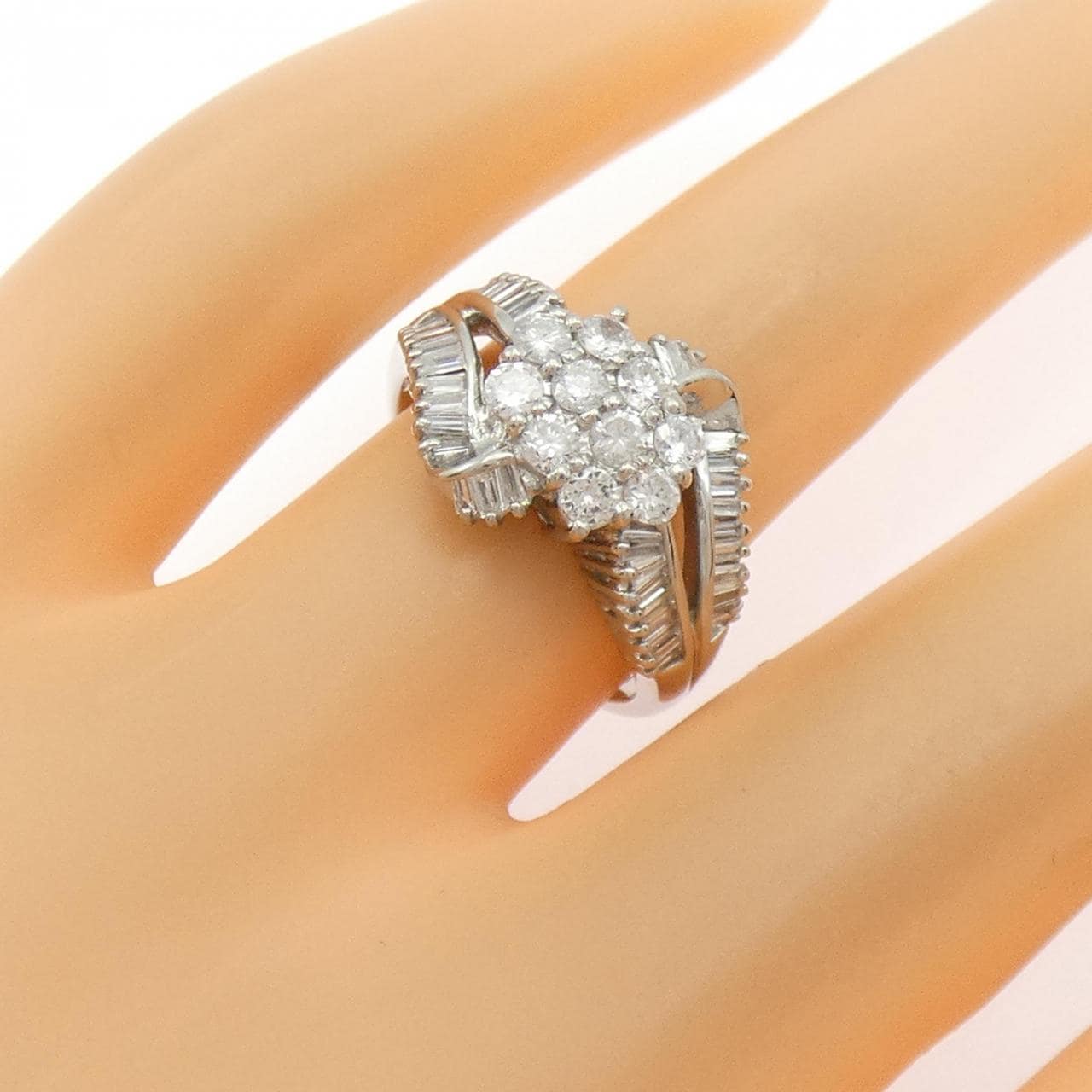 PT900 ダイヤモンド リング 1.40CT