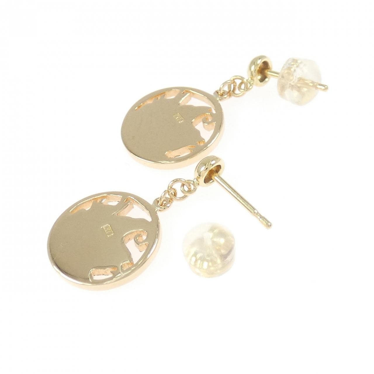 K18PG/K18YG ダイヤモンド ピアス