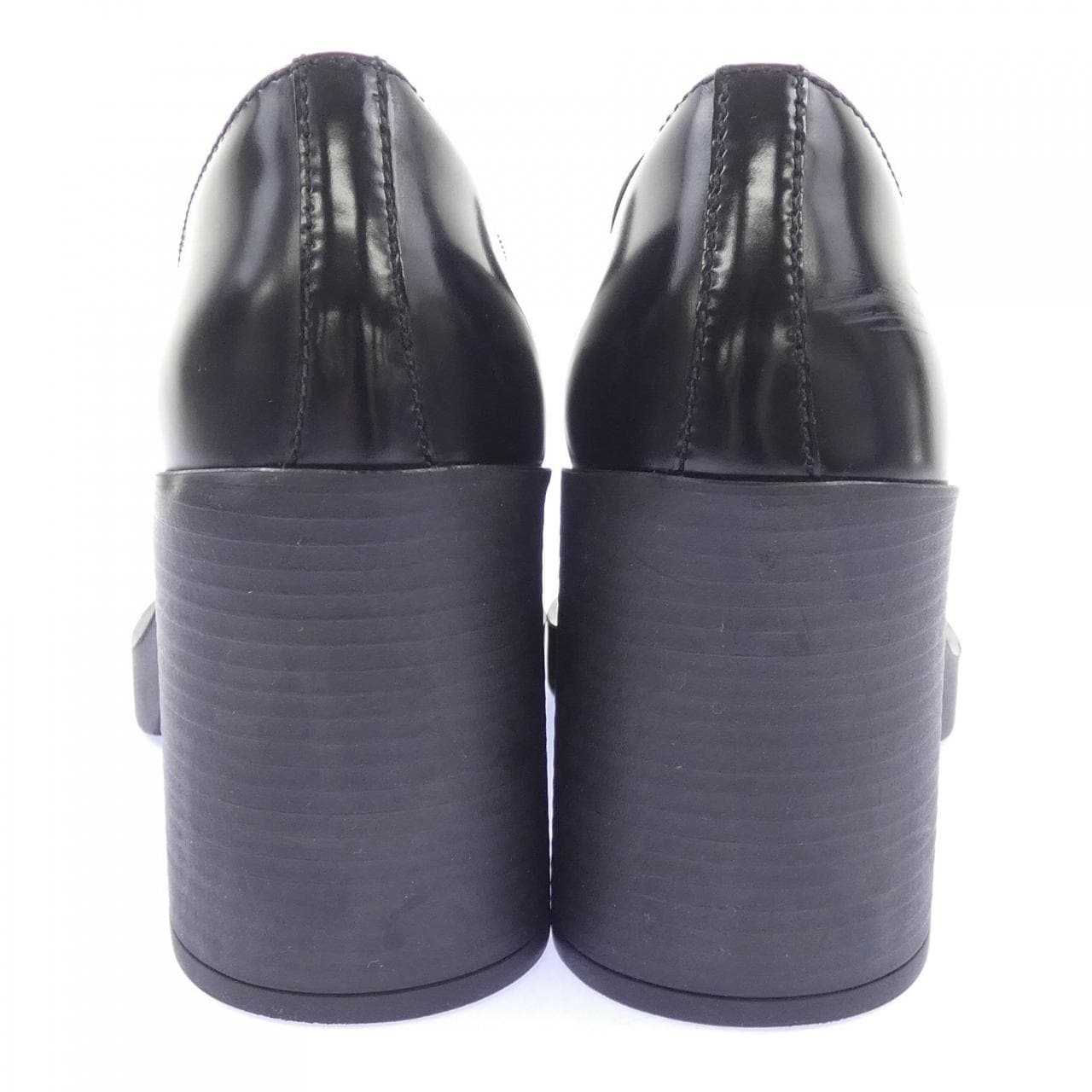 プラダ PRADA トライアングルロゴ ハイヒールローファー 1D246M シューズ
