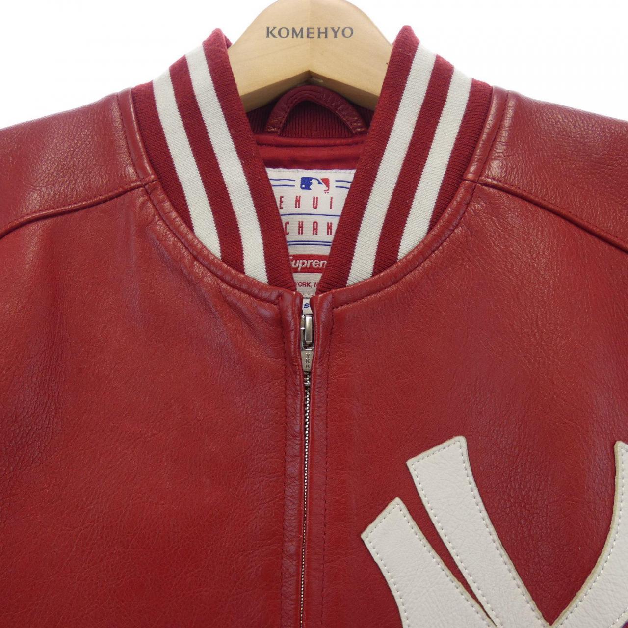 SUPREME皮夹克