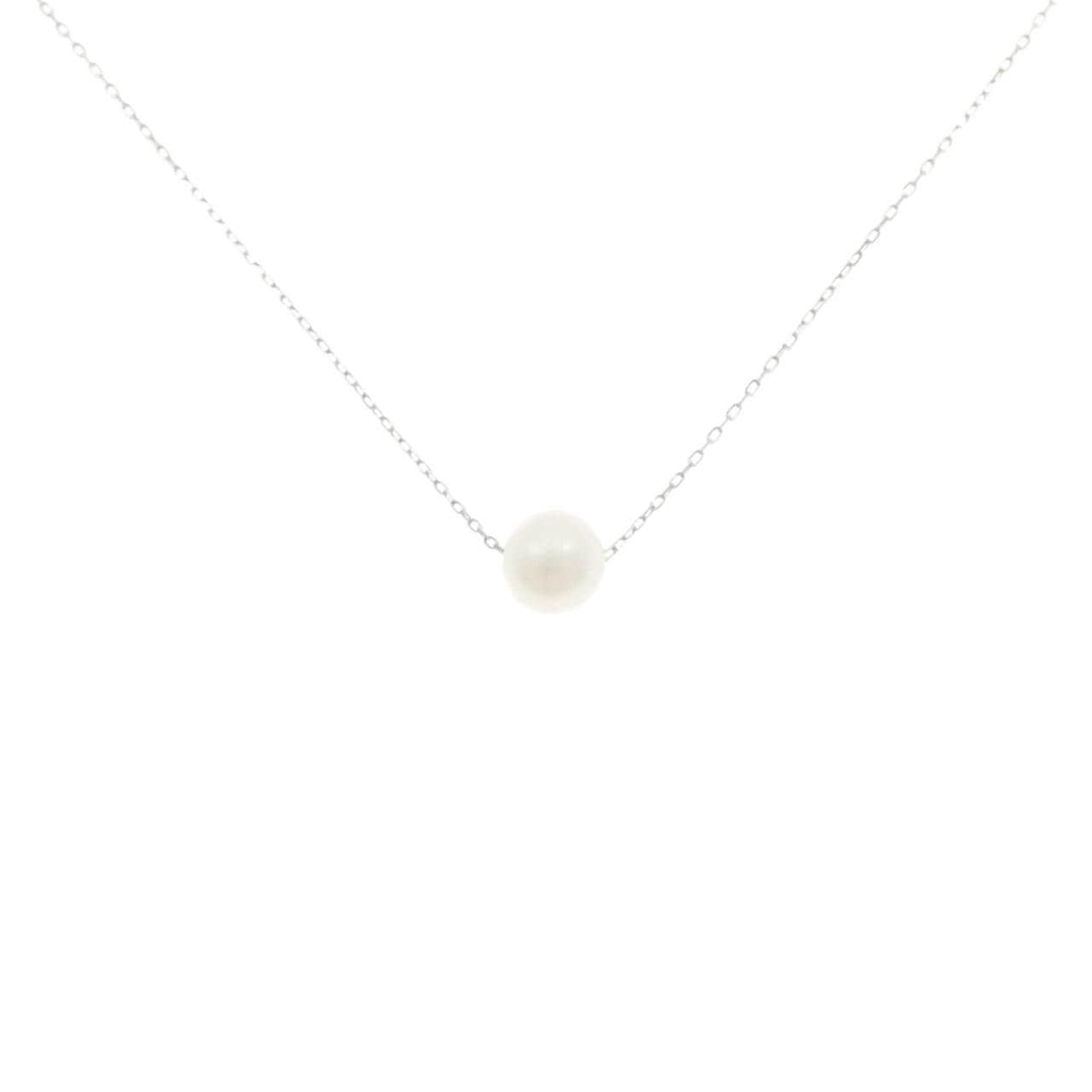 K10WG freshwater pearl necklace 5.9mm