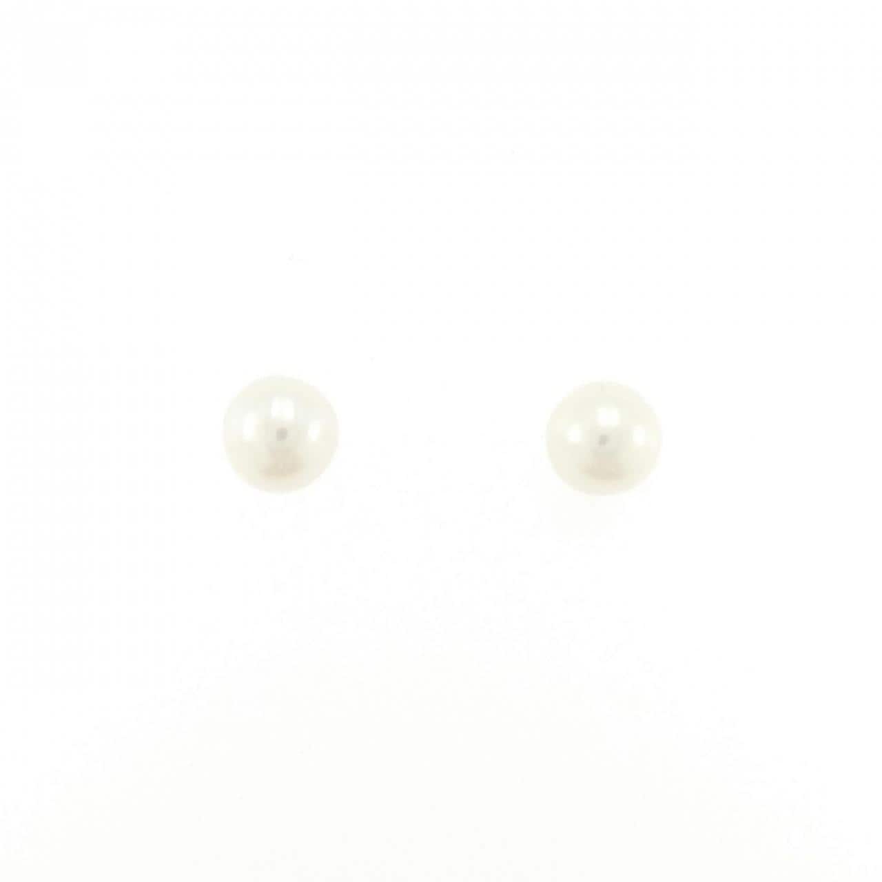 K18YG アコヤパール ピアス 5.0mm