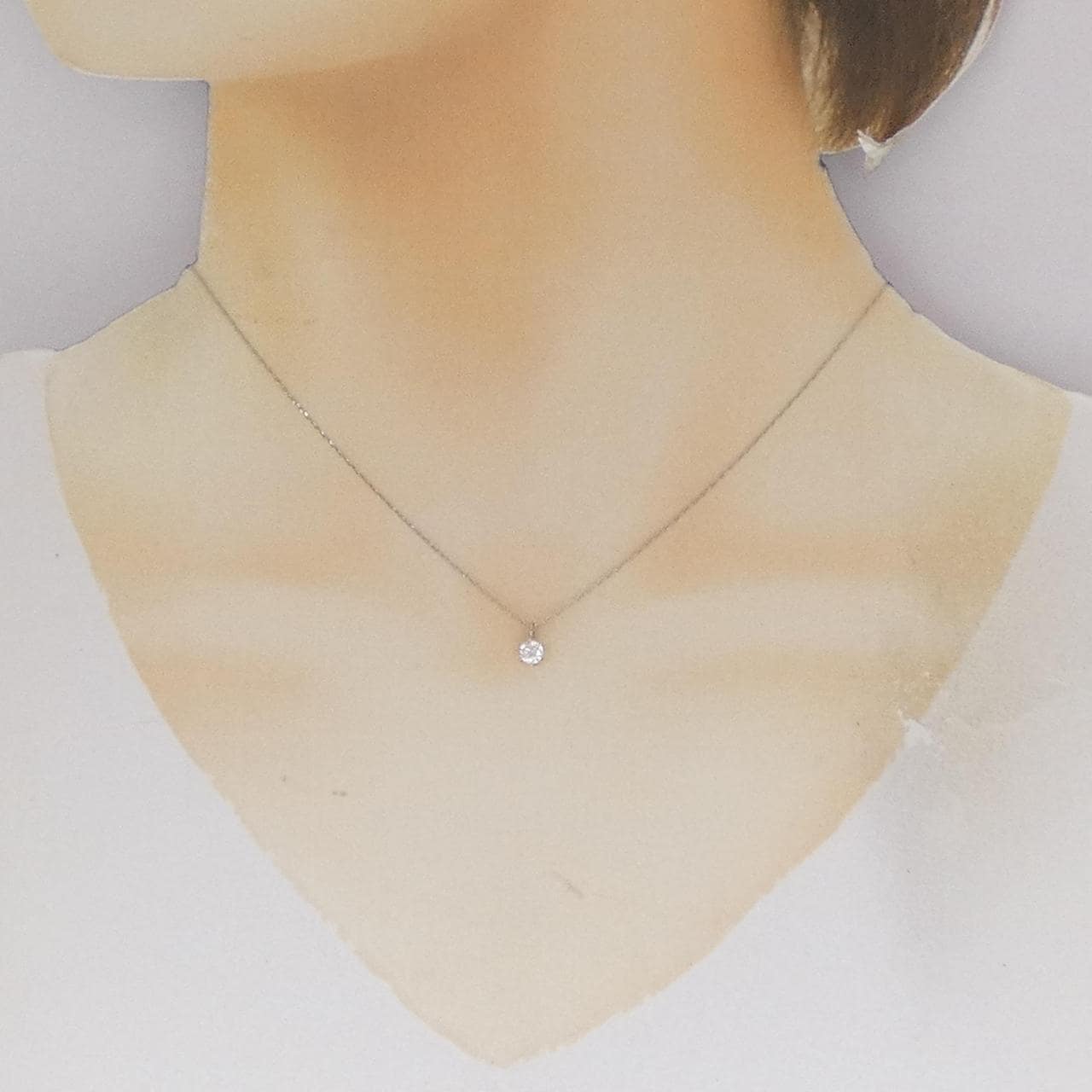 [Remake] PT Solitaire Diamond Necklace 0.15CT