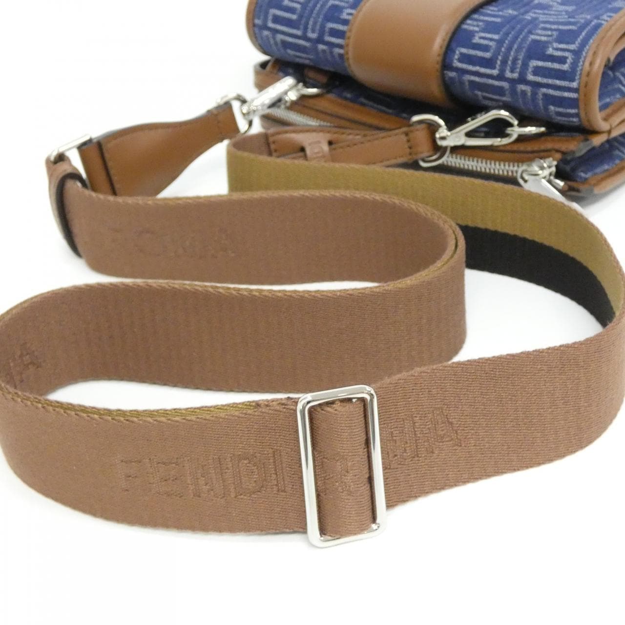 【新品】フェンディ ダブルバゲット 7VA649 AUGO ショルダーバッグ