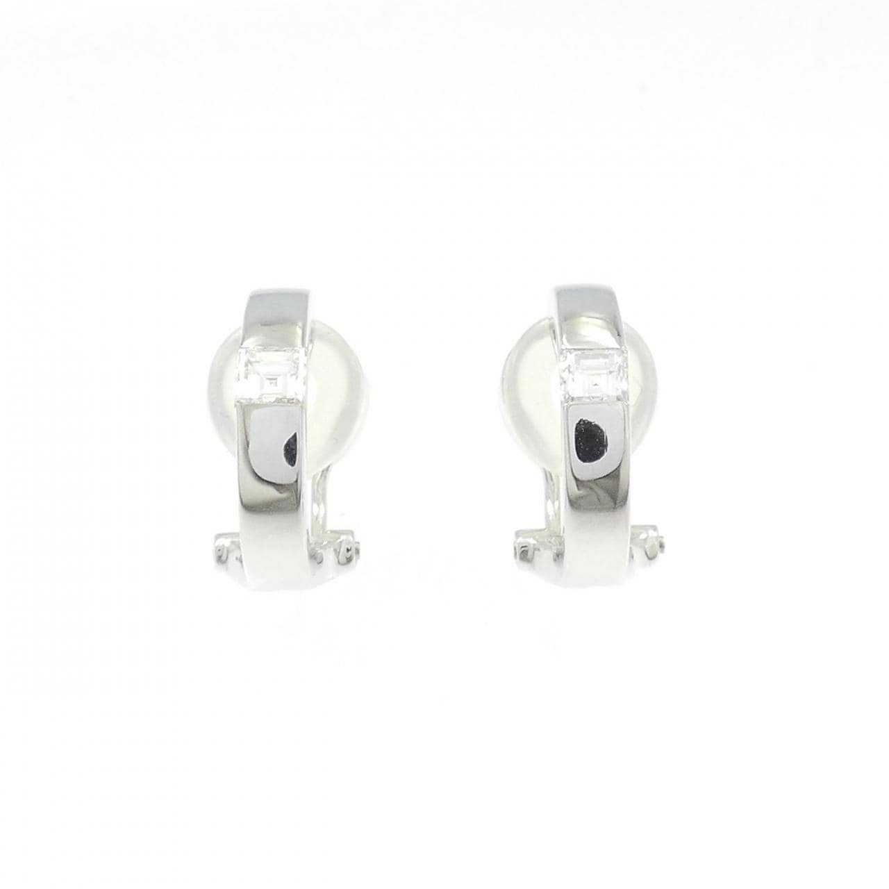 K18WG ダイヤモンド ピアス 0.38CT