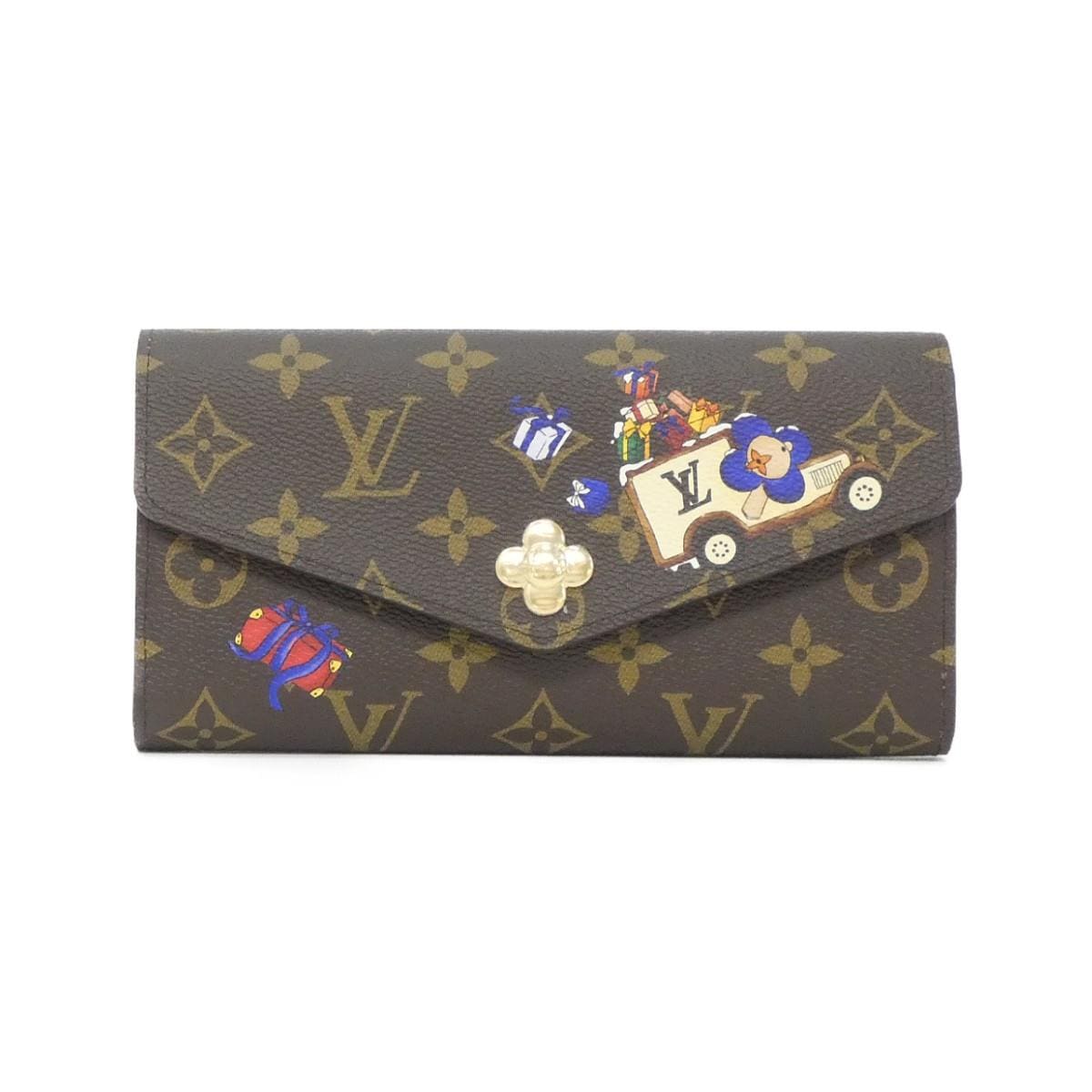 【未使用品】ルイヴィトン　モノグラム（ヴィヴィエンヌ　ウィンターホリデー）　ポルトフォイユ　サラ　Ｍ１５３３６　財布