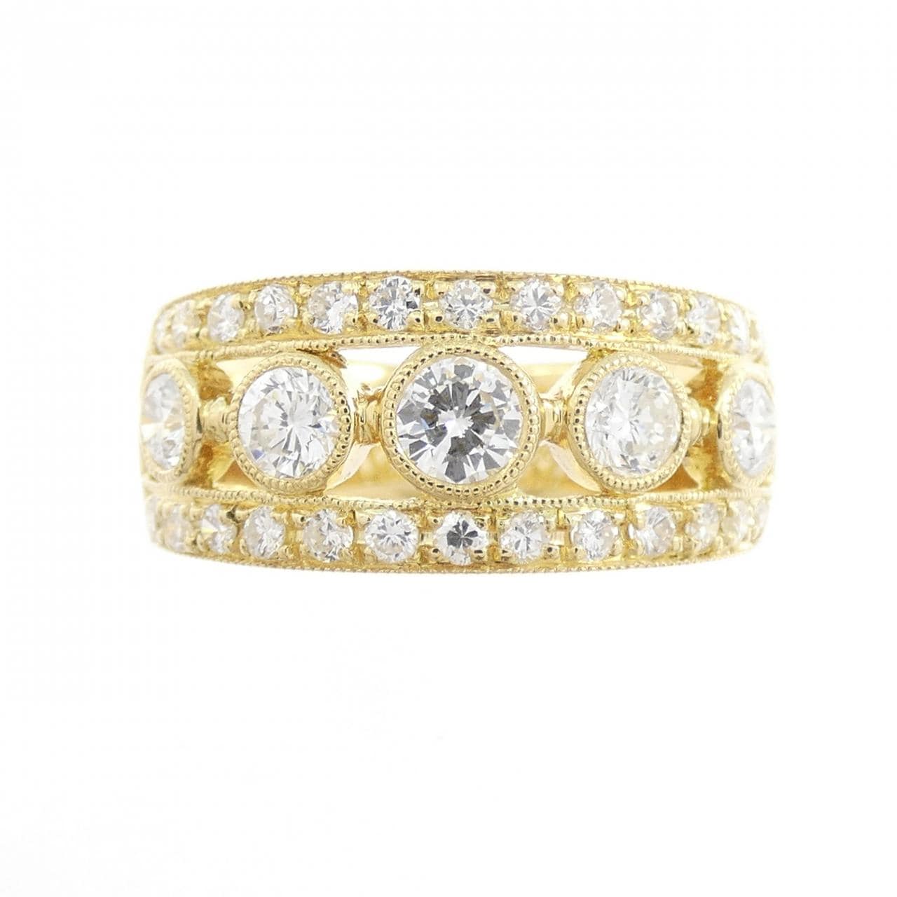 K18YG ダイヤモンド リング 0.77CT