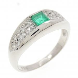 PT900 エメラルド リング 0.30CT