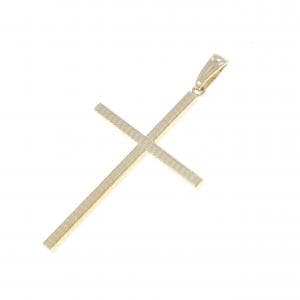 K18YG十字架吊墜