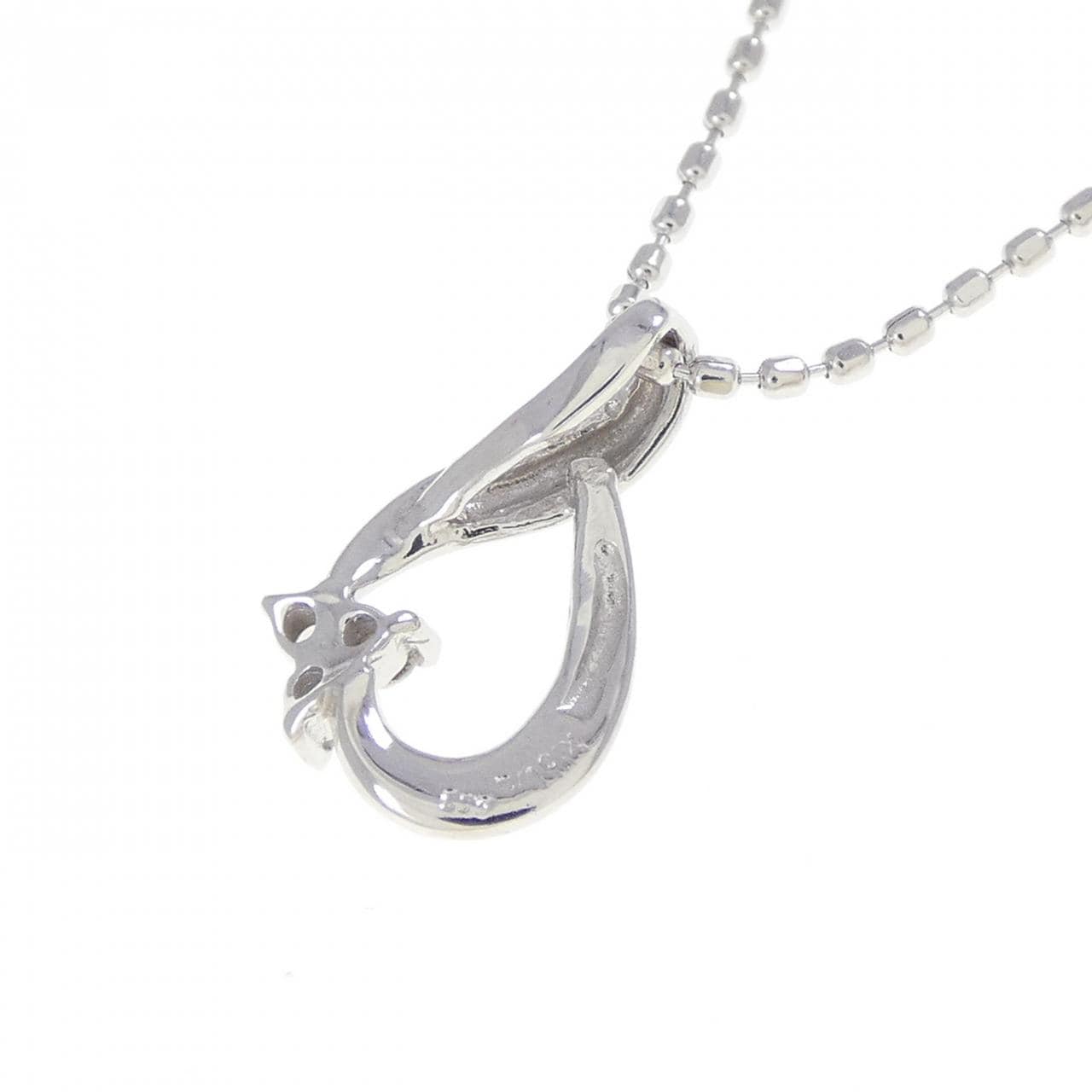 K10WG ダイヤモンド ネックレス 0.03CT