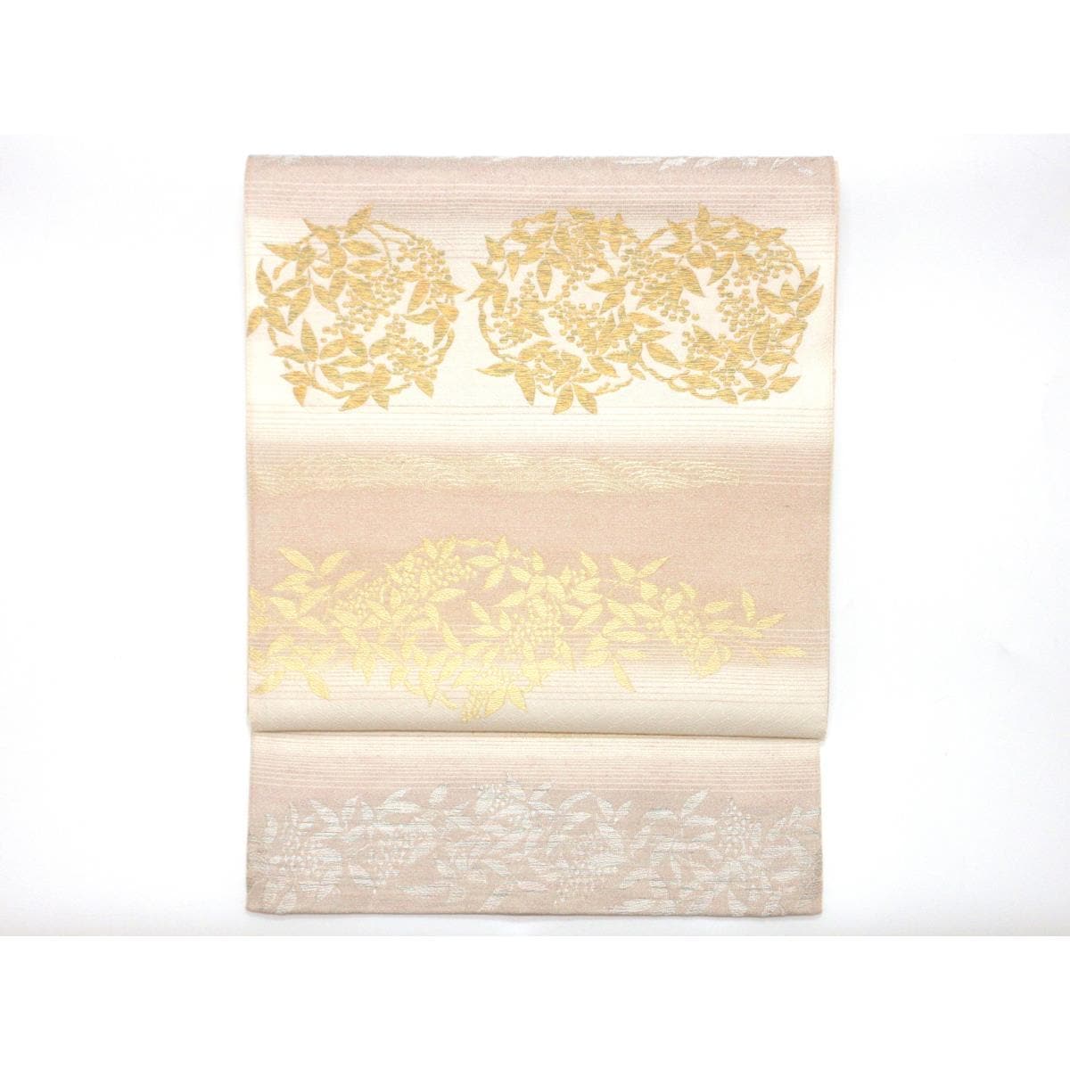 【未使用品】袋帯　三眠蚕糸