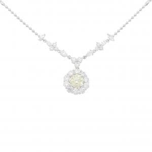 750WG ダイヤモンド ネックレス 0.80CT