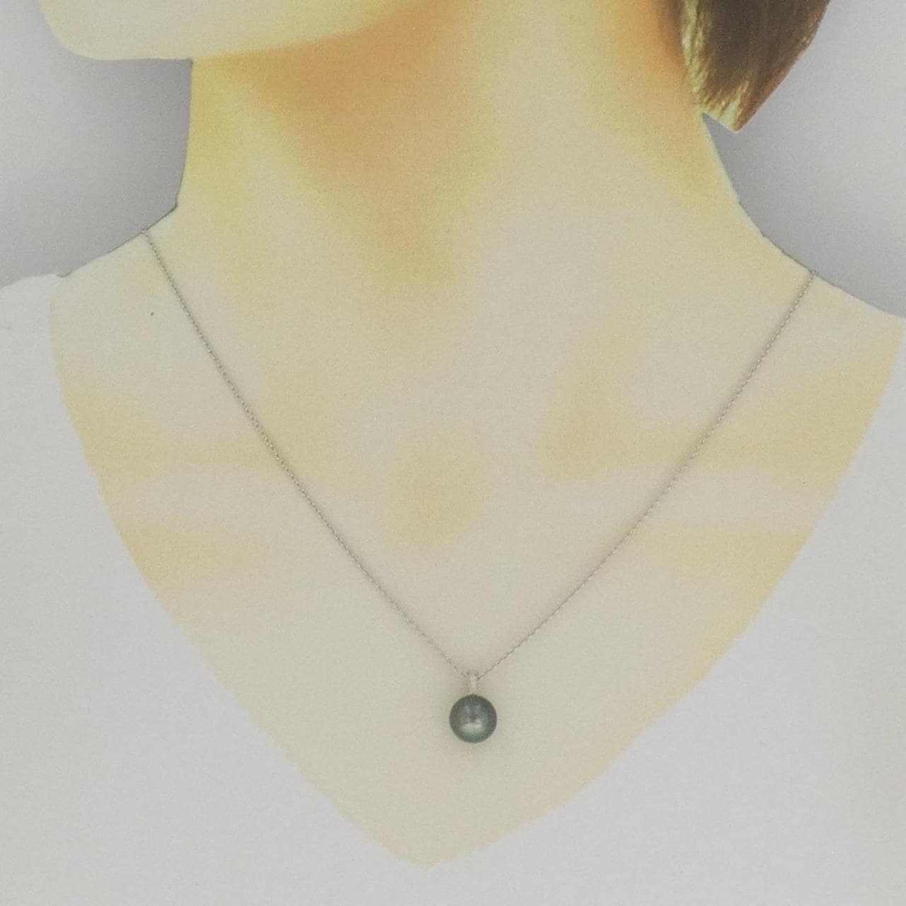 ミキモト 黒蝶パール ネックレス 8.8mm