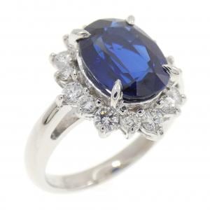 PT900 サファイヤ リング 3.34CT