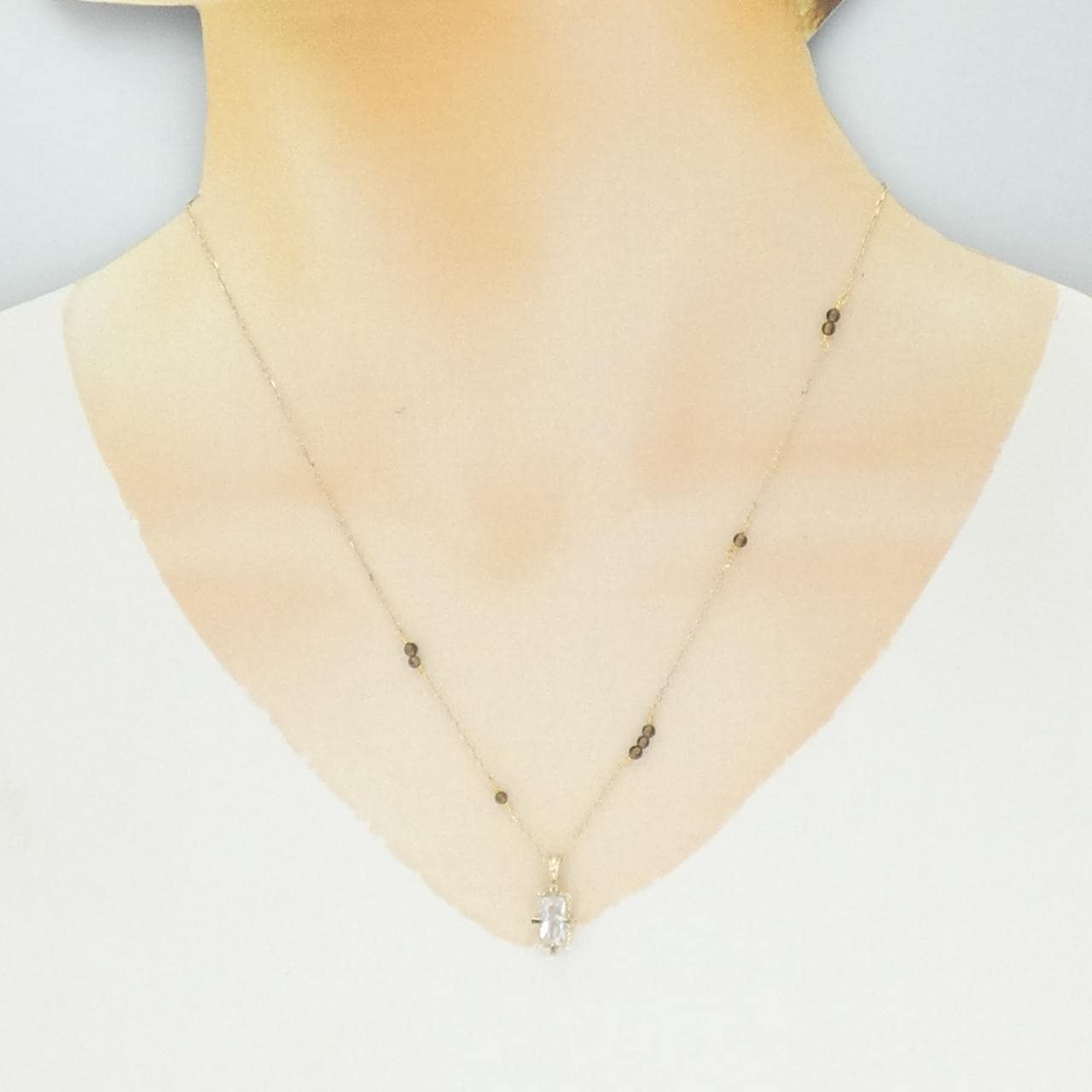 K10YG キュービック ネックレス