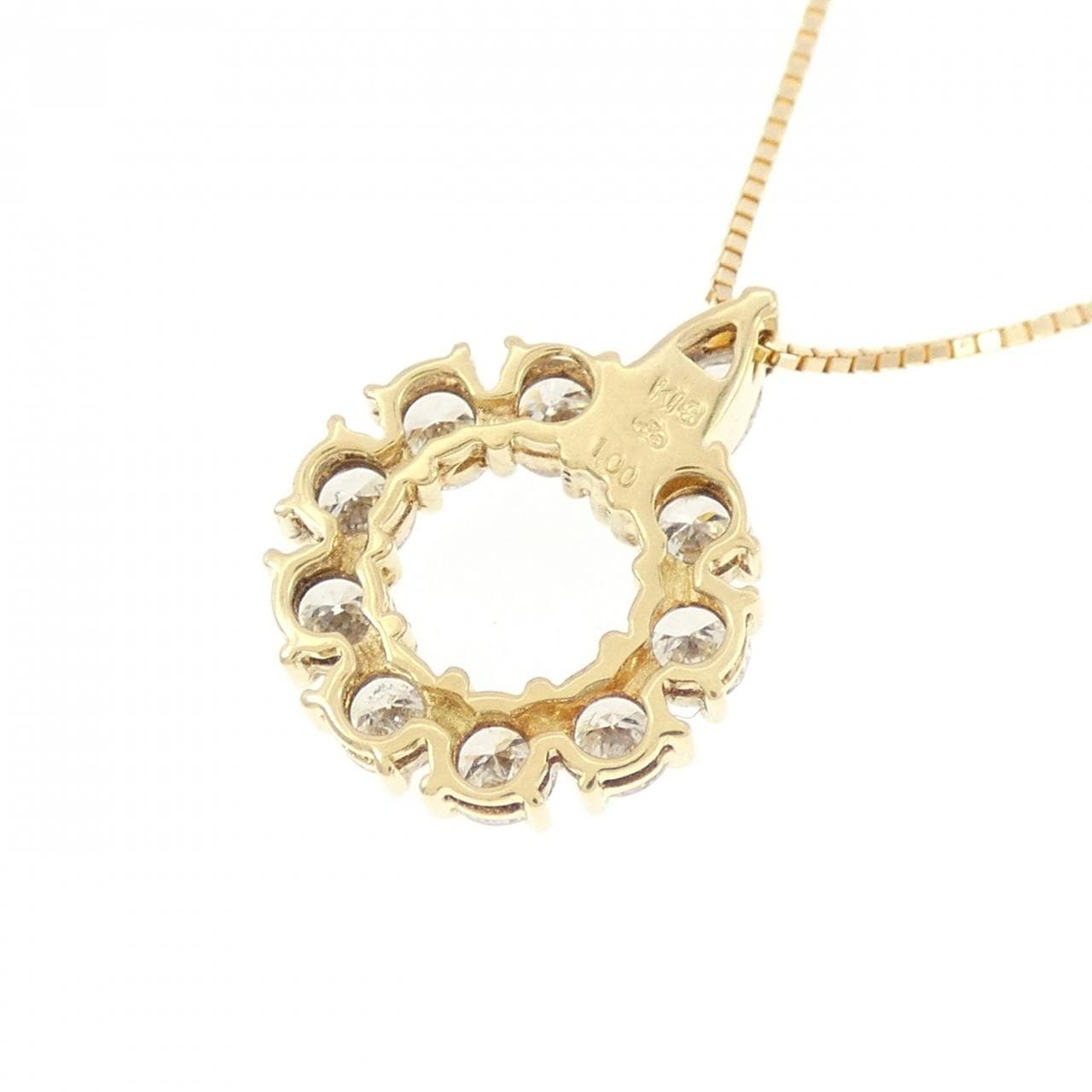 K18YG ダイヤモンド ネックレス 1.00CT