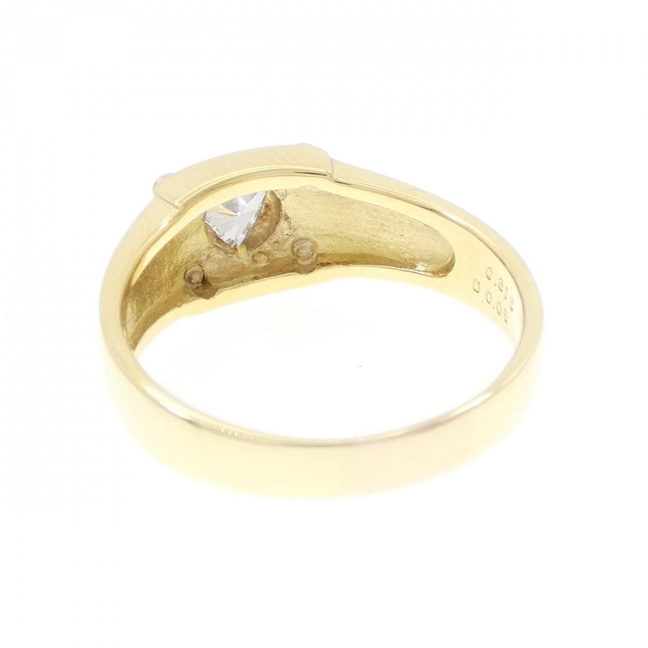 K18YG/PT900 ダイヤモンド リング 0.316CT