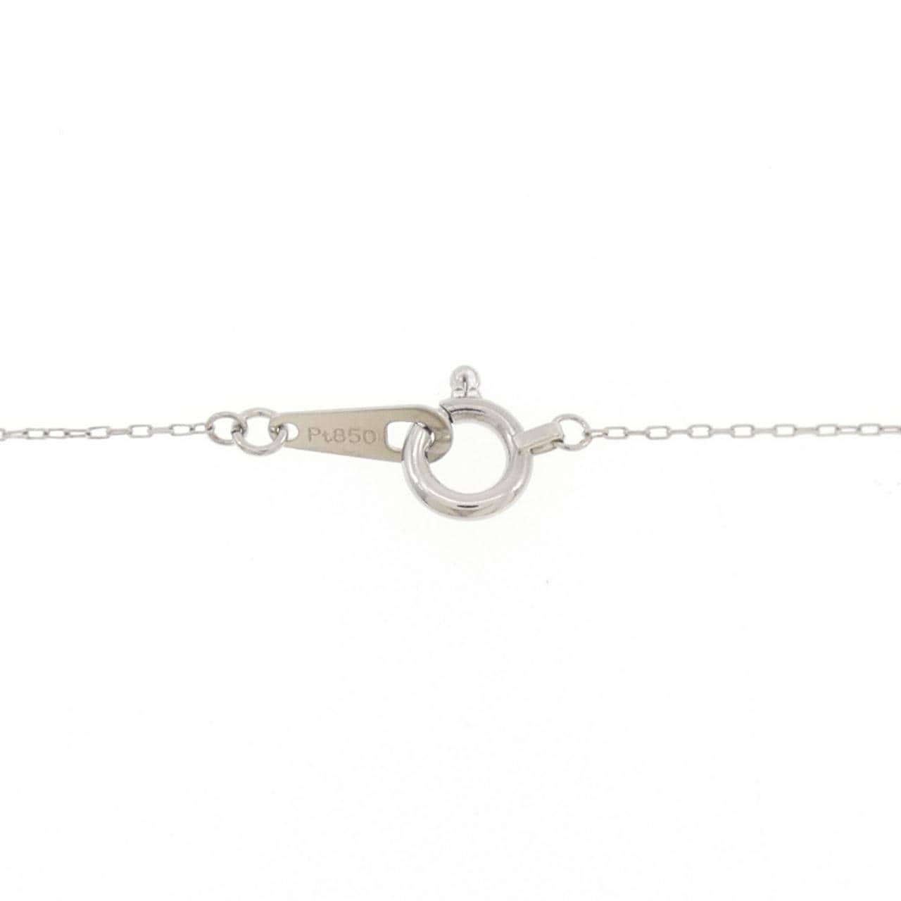 PT900/PT850 ソリティア ダイヤモンド ネックレス 0.531CT