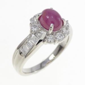 PT900 スタールビー リング 1.670CT
