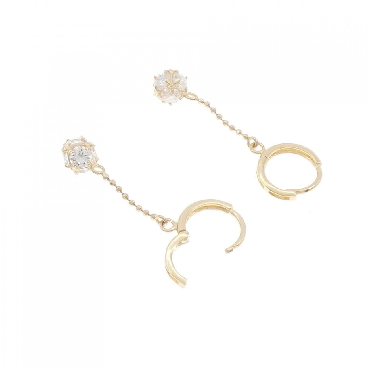 14KYG Cubic Zirconia Earrings