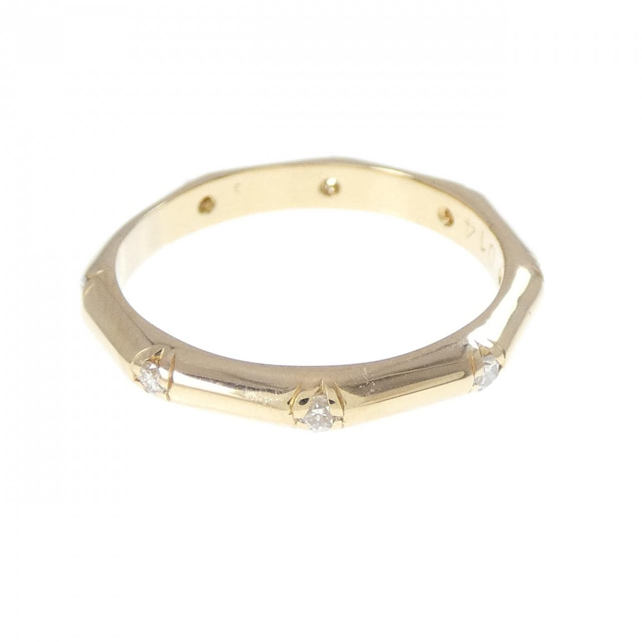 K18YG ダイヤモンド リング 0.14CT