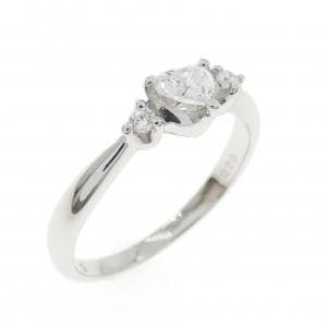 PT900 ハート ダイヤモンド リング 0.20CT