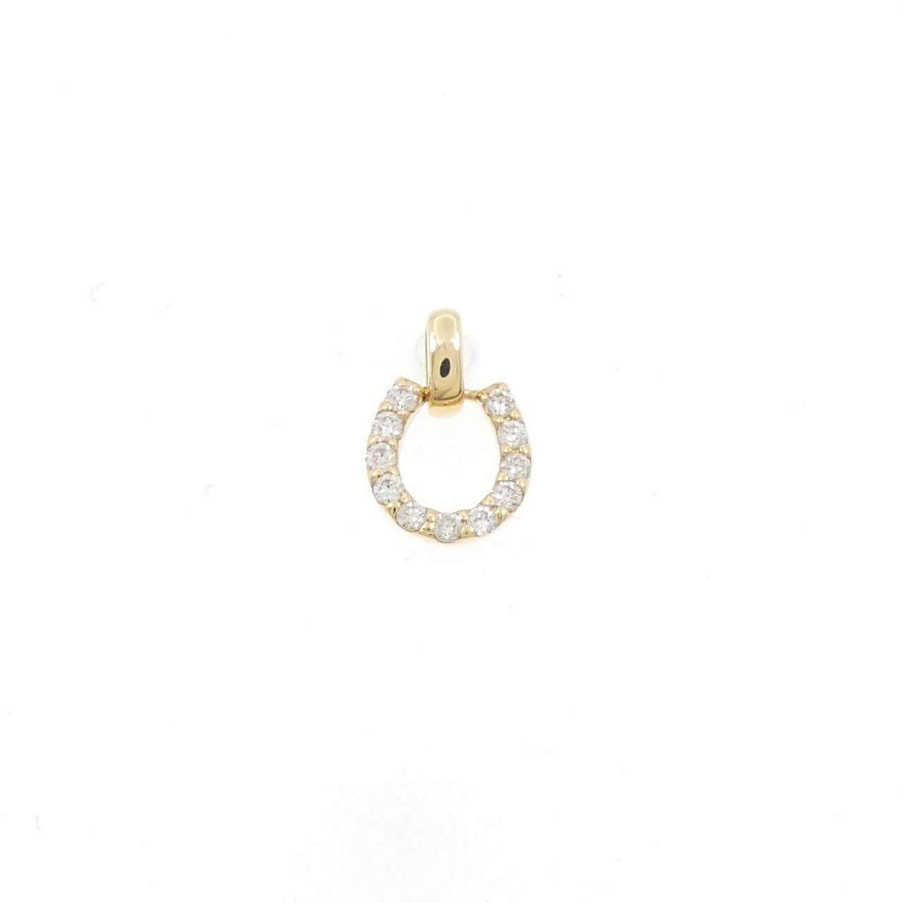 K18YG ダイヤモンド ピアス 0.05CT 片耳