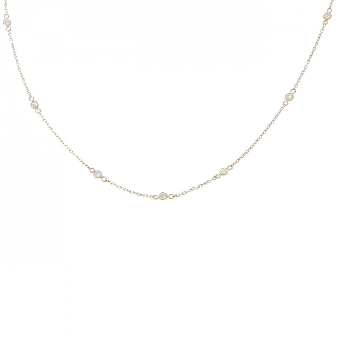 K18YG ダイヤモンド ネックレス 0.27CT