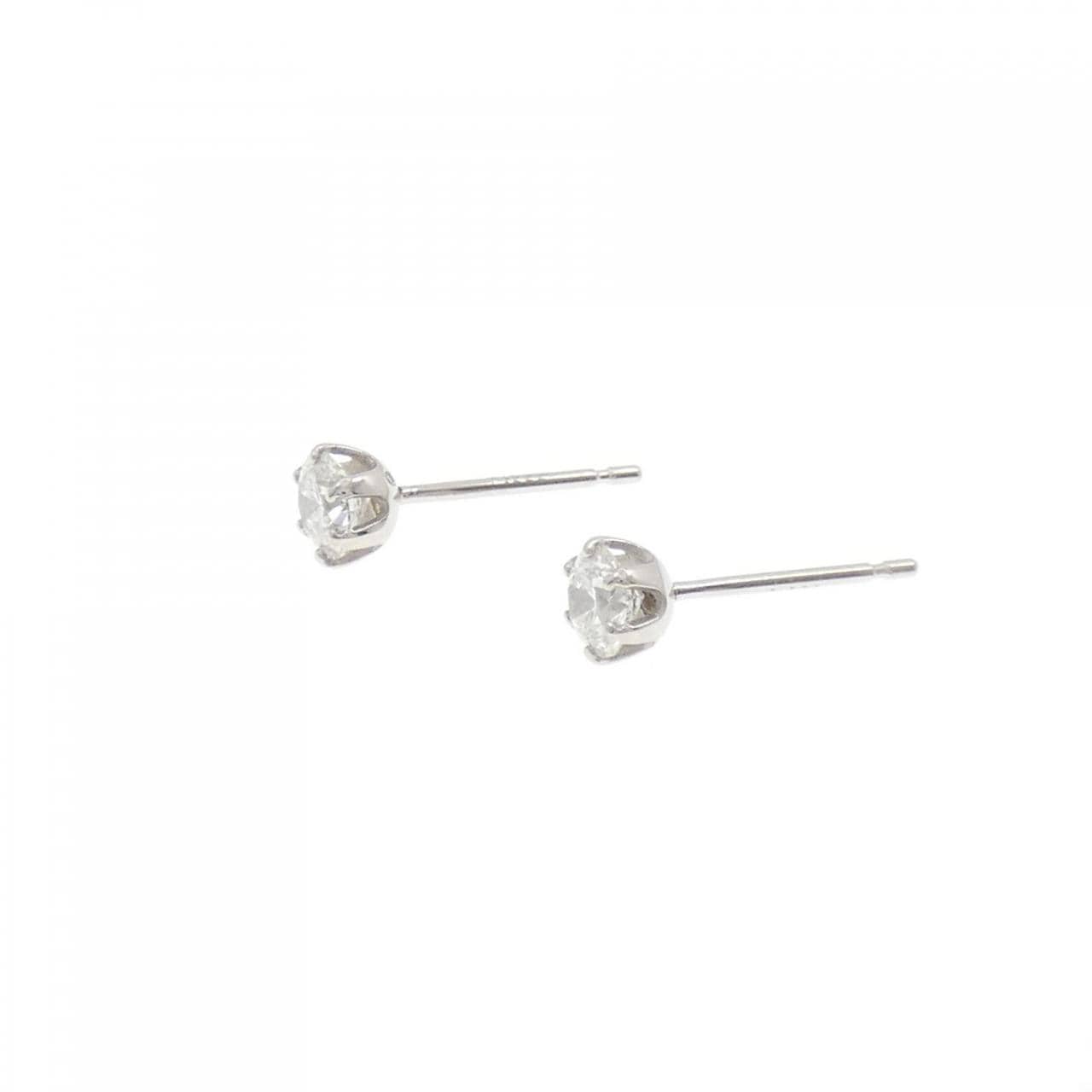 PT900单钻鑽石耳環 0.411CT
