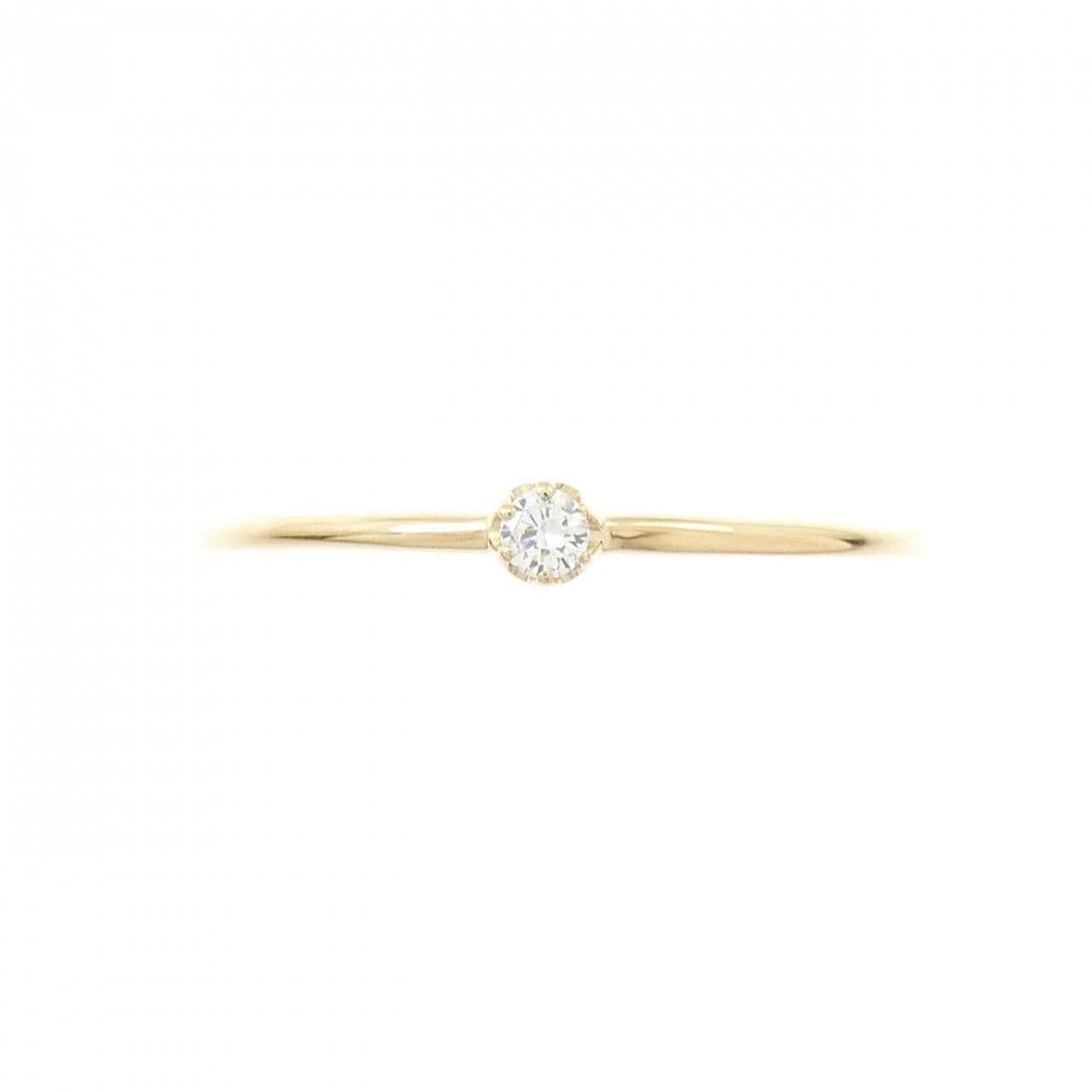 【リメイク】K18YG ダイヤモンド リング 0.03CT