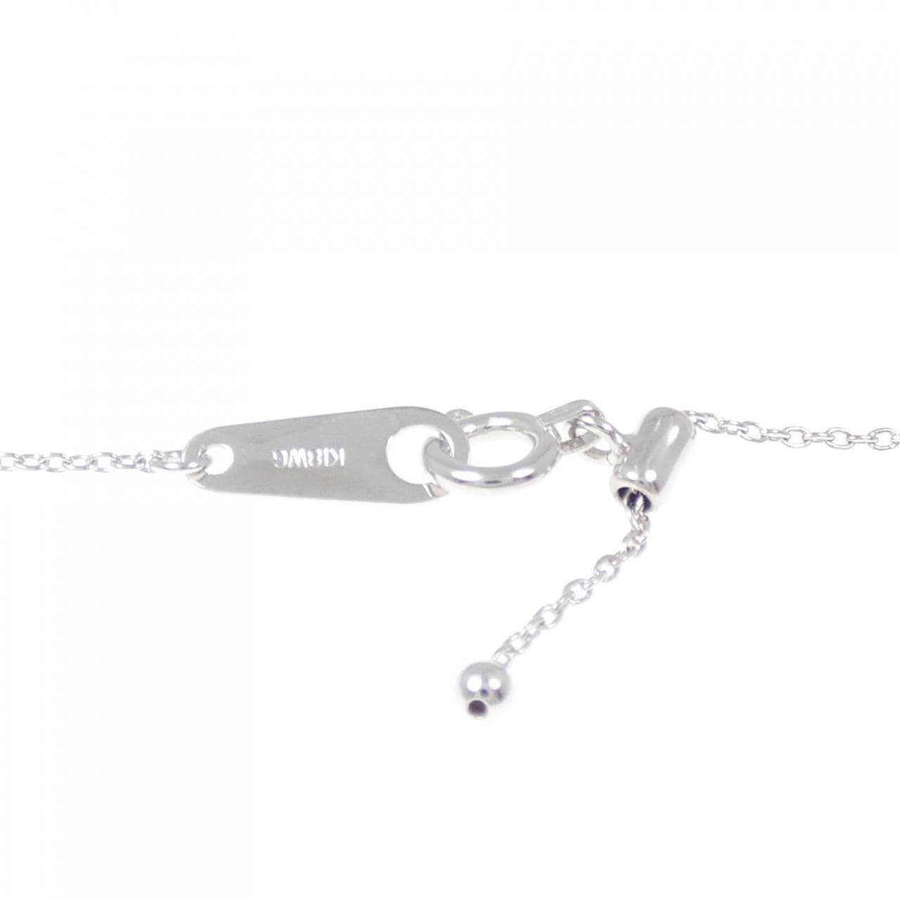 K18WG ダイヤモンド ネックレス 1.00CT