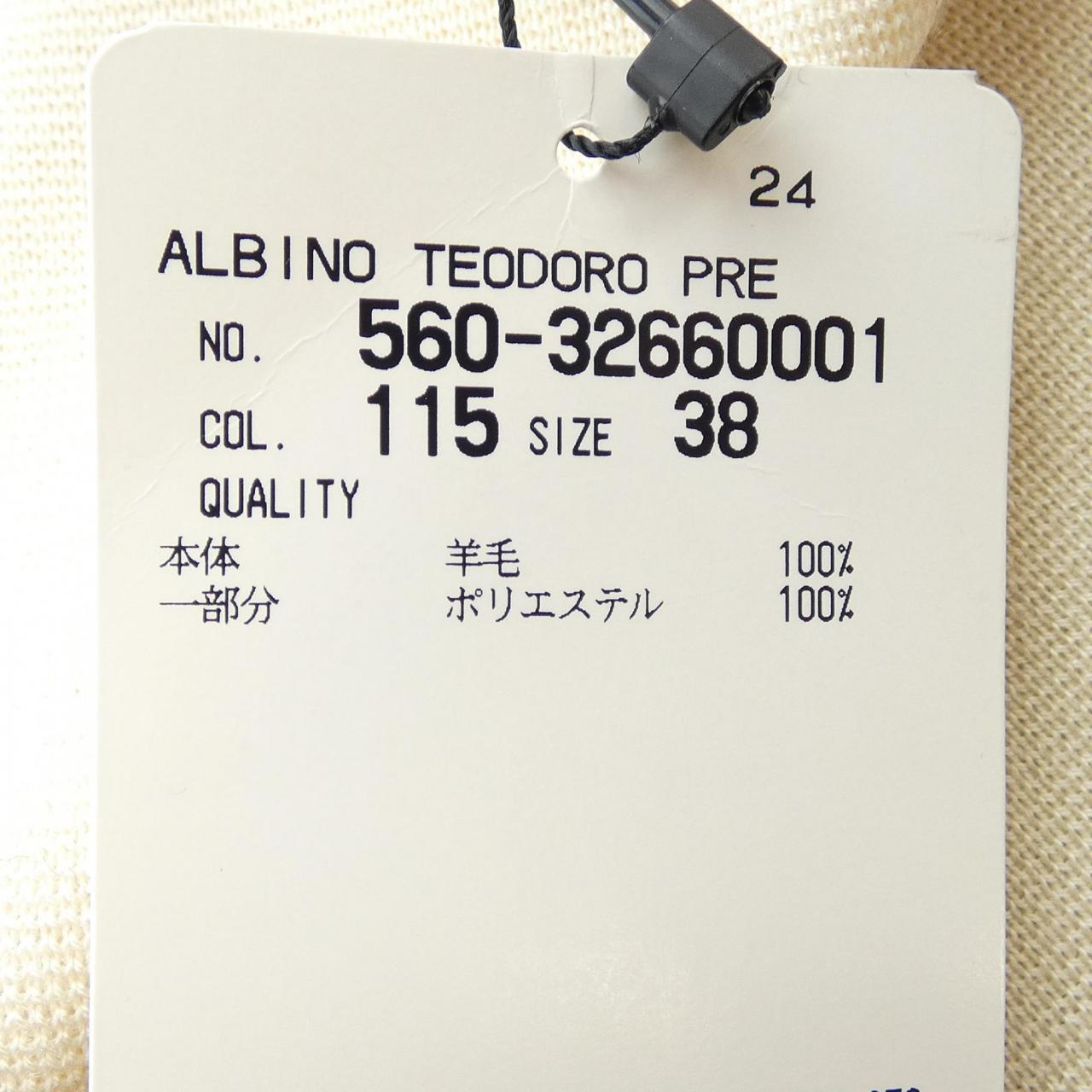 アルビーノテオドロ ALBINO TEODORO カットワンピース