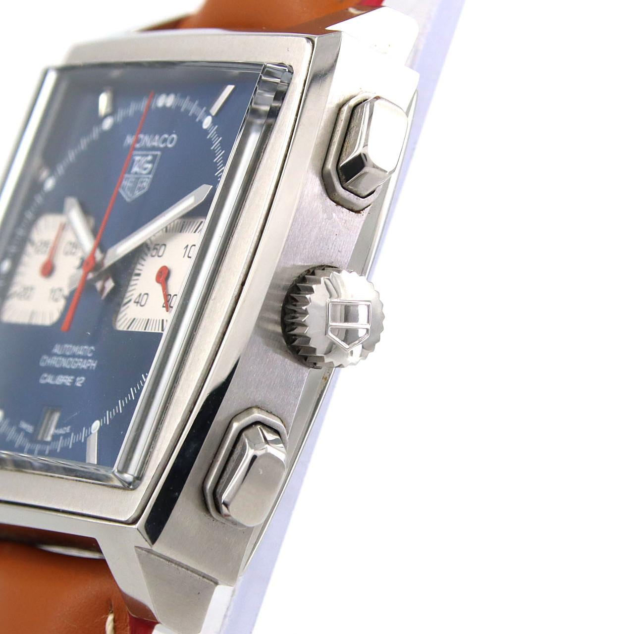 【ノーメンテナンス特価】タグ･ホイヤー モナコクロノグラフ･スティーブ･マックィーン" CAW2111.FC6183 SS 自動巻