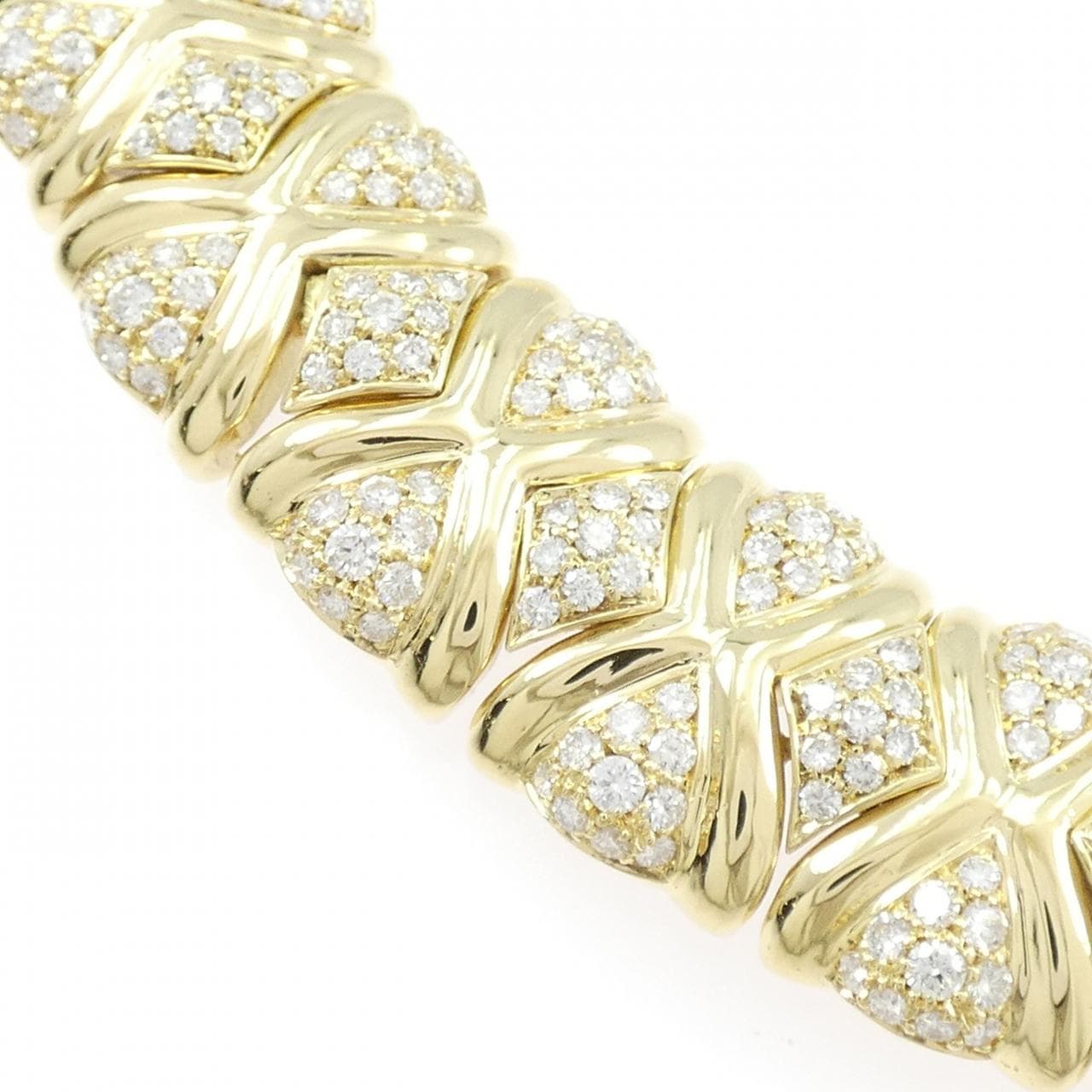 750YG ダイヤモンド ネックレス