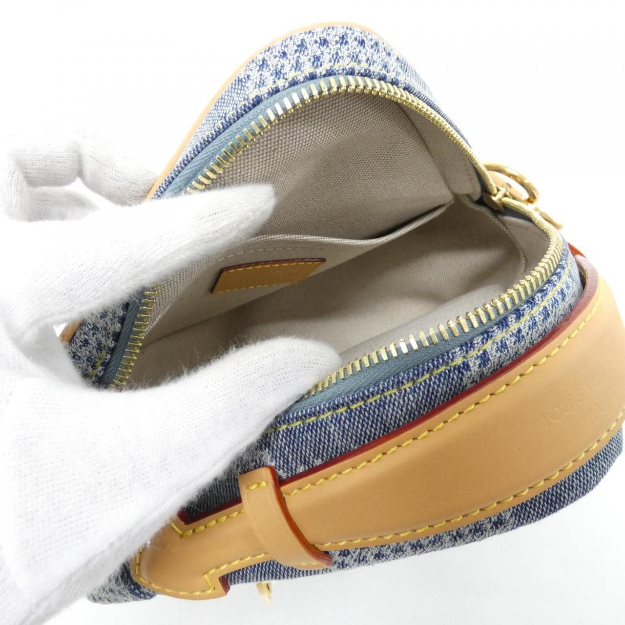 ルイヴィトン ダミエ デニム 3D チェス メッセンジャー N40706 ショルダーバッグ