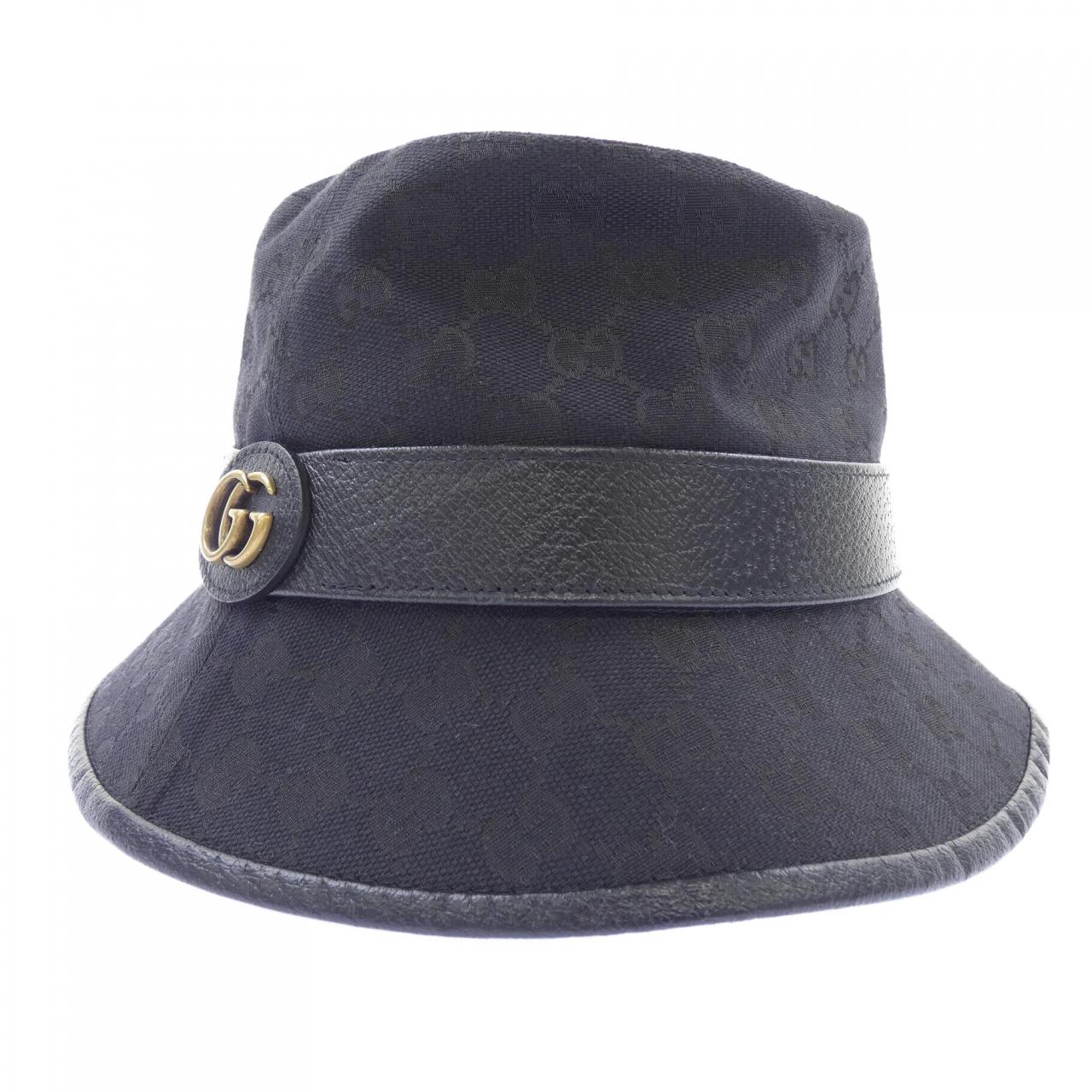 グッチ GUCCI ダブルG付き GGキャンバス バケットハット 576587 4HG53 ハット