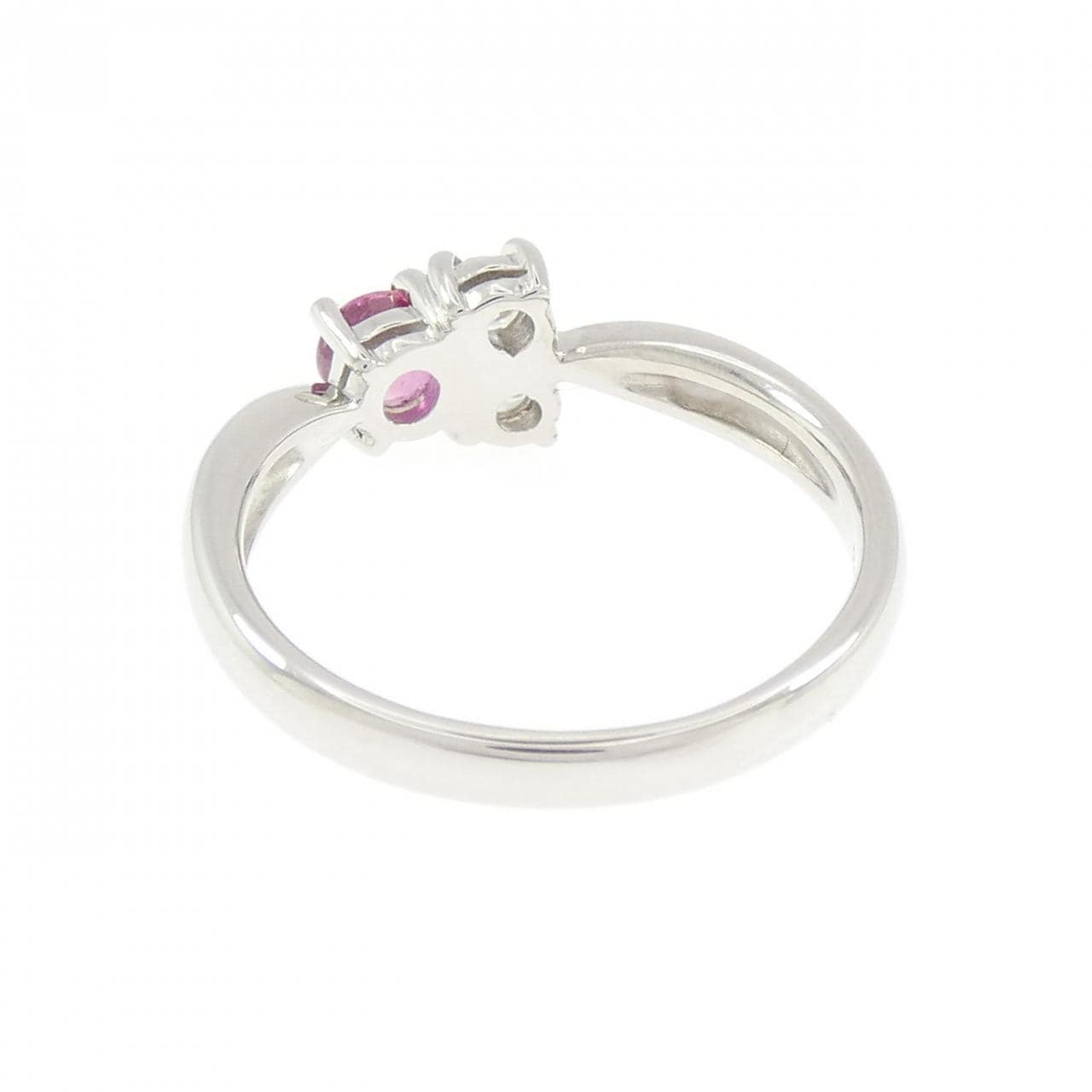 PT900 ルビー リング 0.35CT