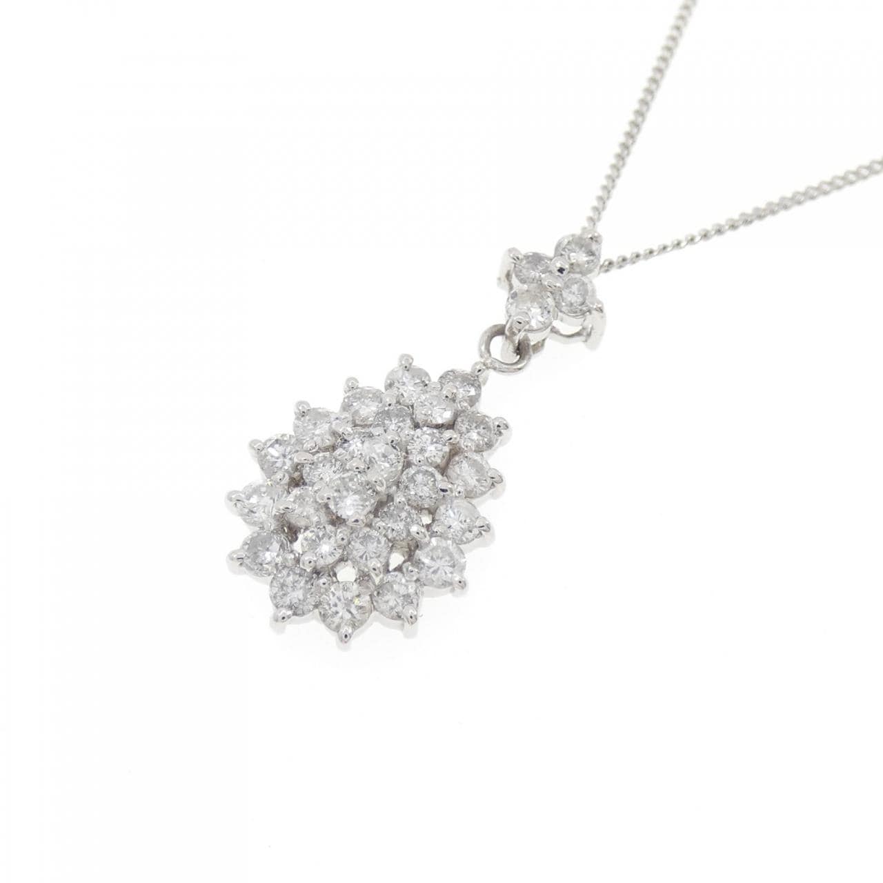 PT900/PT850 ダイヤモンド ネックレス 1.00CT