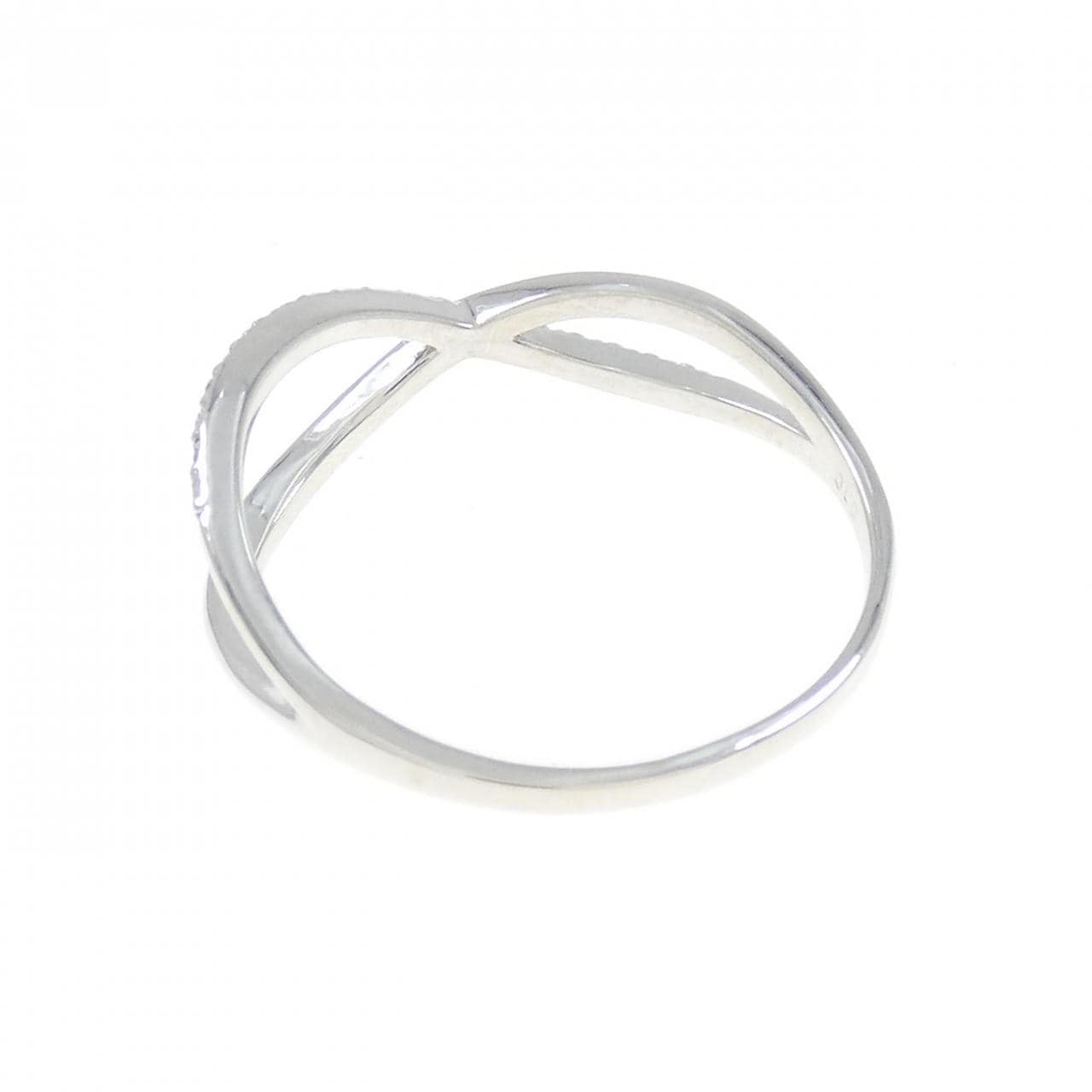 K18WG ダイヤモンド リング 0.10CT