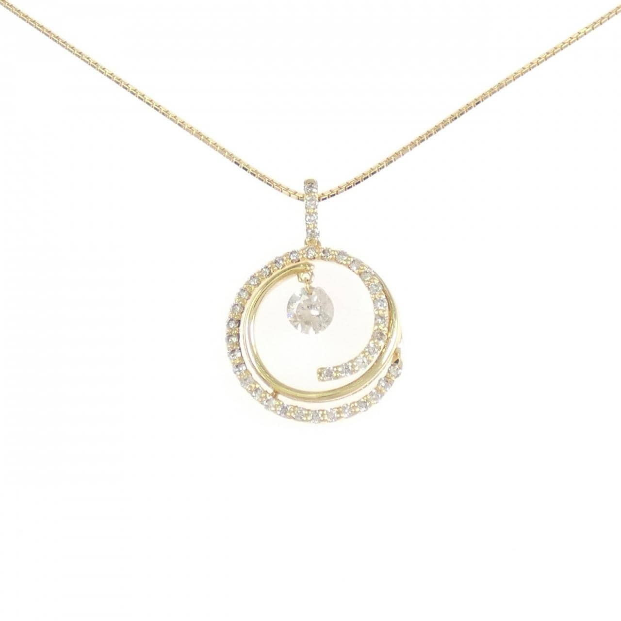 K18YG ダイヤモンド ネックレス 0.50CT